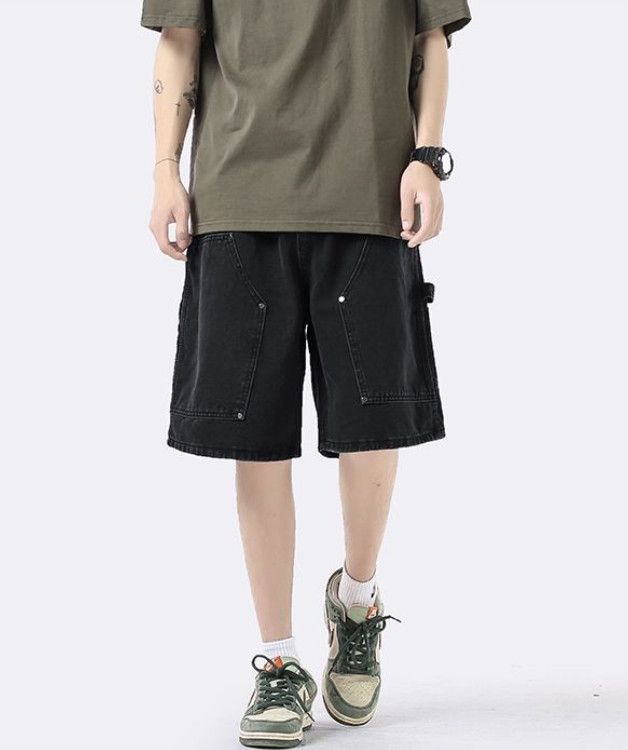 Japanese Brand Men's American Retro Loose Straight Leg Casual Denim Shorts Size US 32 / EU 48 - 1 Thumbnail