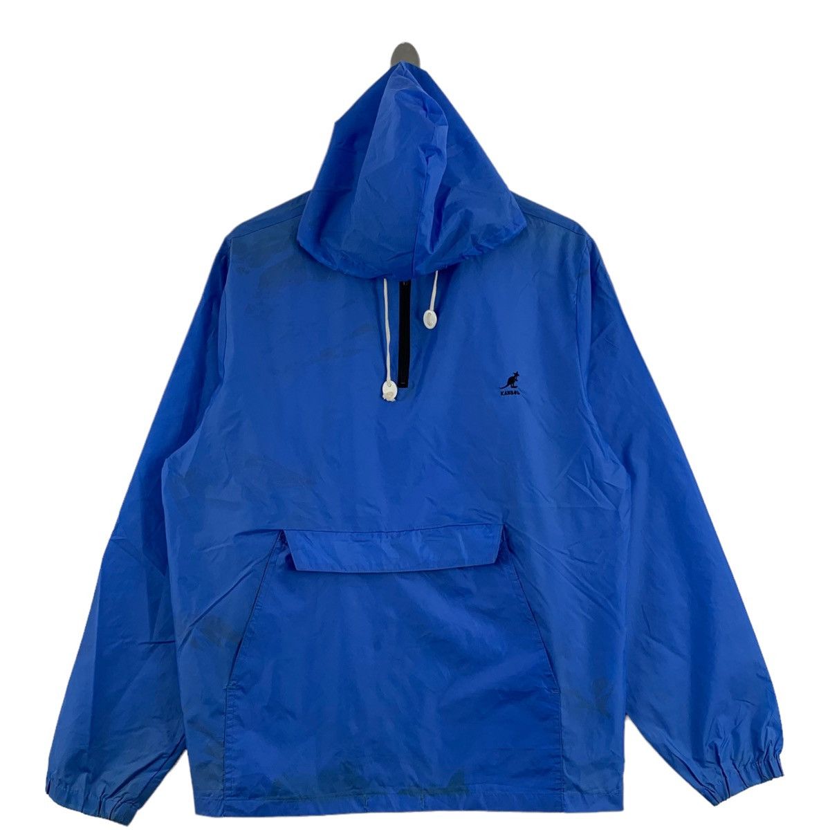 Kangol × Vintage Vintage KANGOL ENGLAND Half Zipper Blue Light Jacket Size US L / EU 52-54 / 3 - 1 Thumbnail