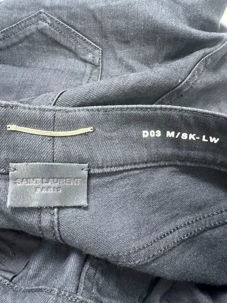 Saint Laurent Paris Saint Laurent Paris Black Basic Denim Pants Size US 32 / EU 48 - 5 Thumbnail