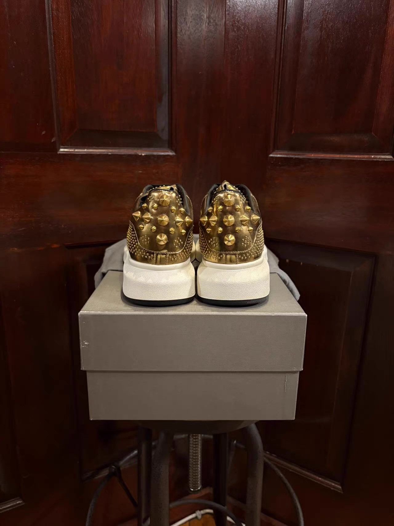 Alexander McQueen Alexander McQueen 16FW Studded Platform Sneakers Ｑ25 Size US 7 / EU 40 - 6 Thumbnail