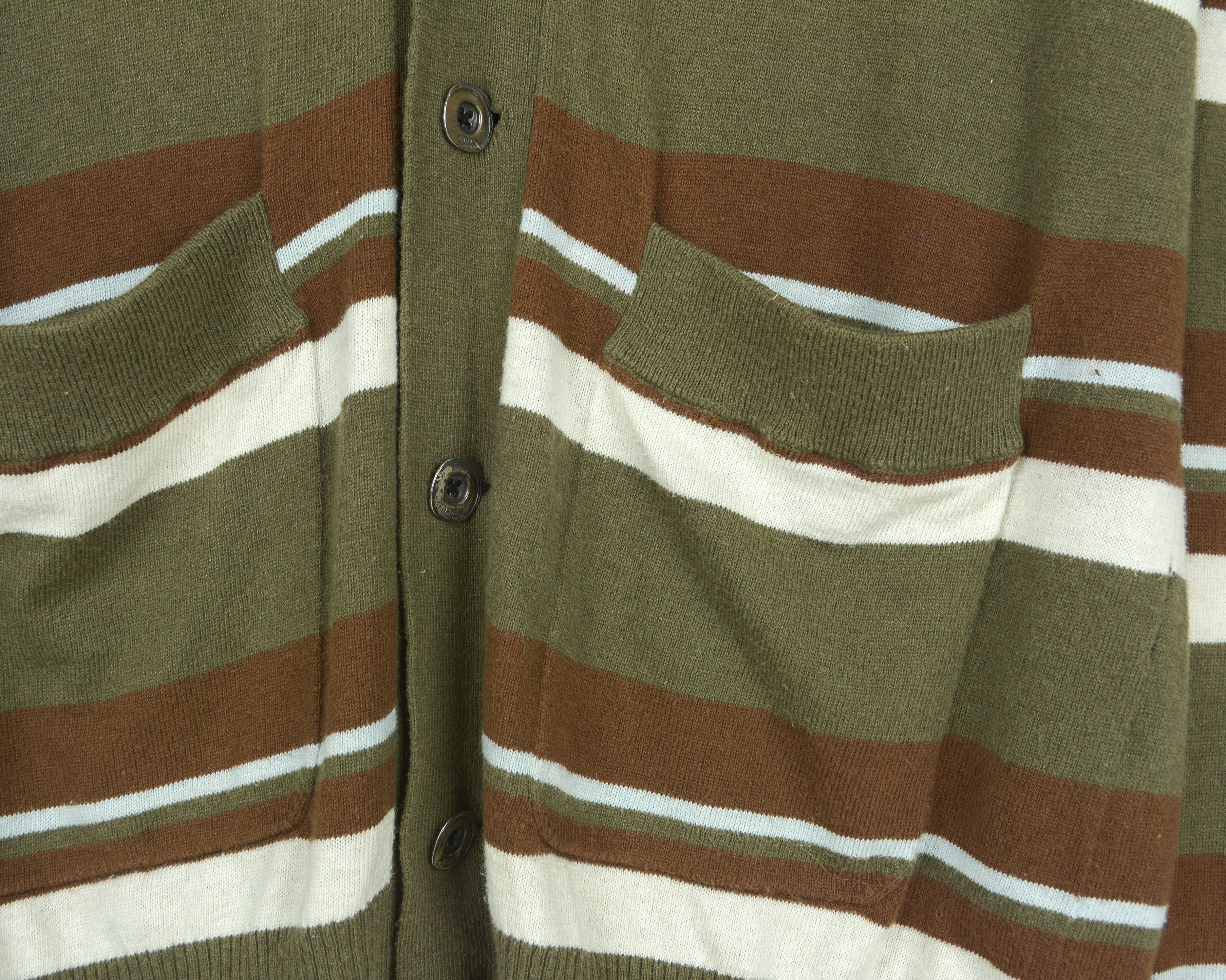 Tommy Hilfiger Denim Jumper L Cardigan Sweater Jacket V-Neck Cotton Wool Size US L / EU 52-54 / 3 - 3 Thumbnail