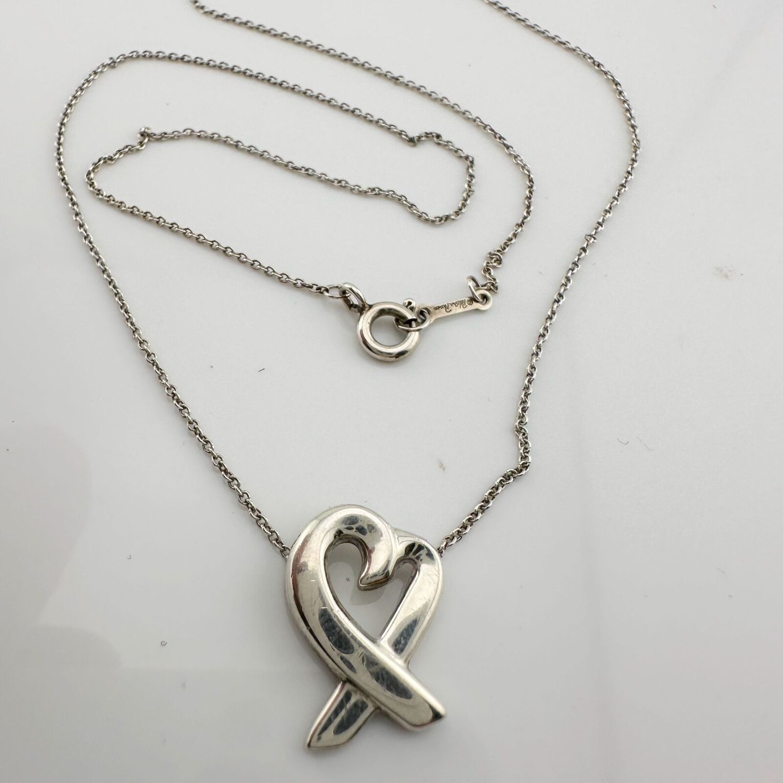 Tiffany & Co. Tiffany & Co Paloma Picasso Loving Heart Pendant Necklace Size ONE SIZE - 6 Thumbnail