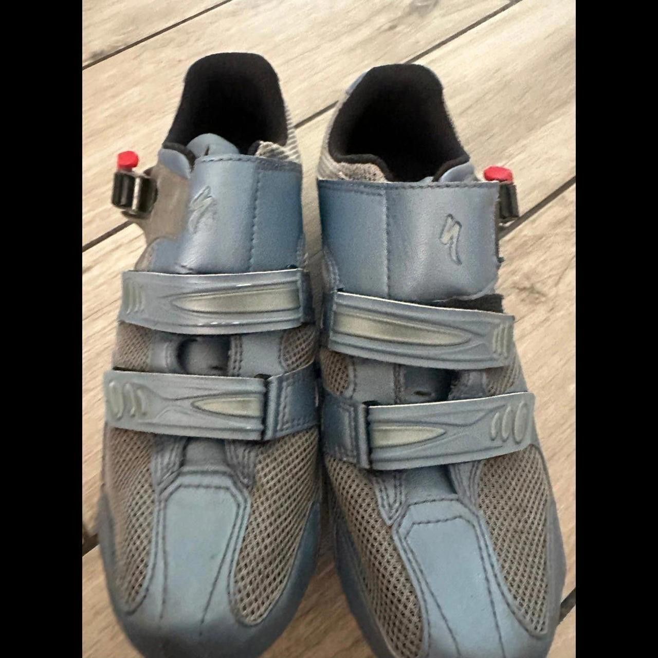 Designer Specialized Bg Blue Leather Cycling Size US 9.5 / EU 42-43 - 5 Thumbnail