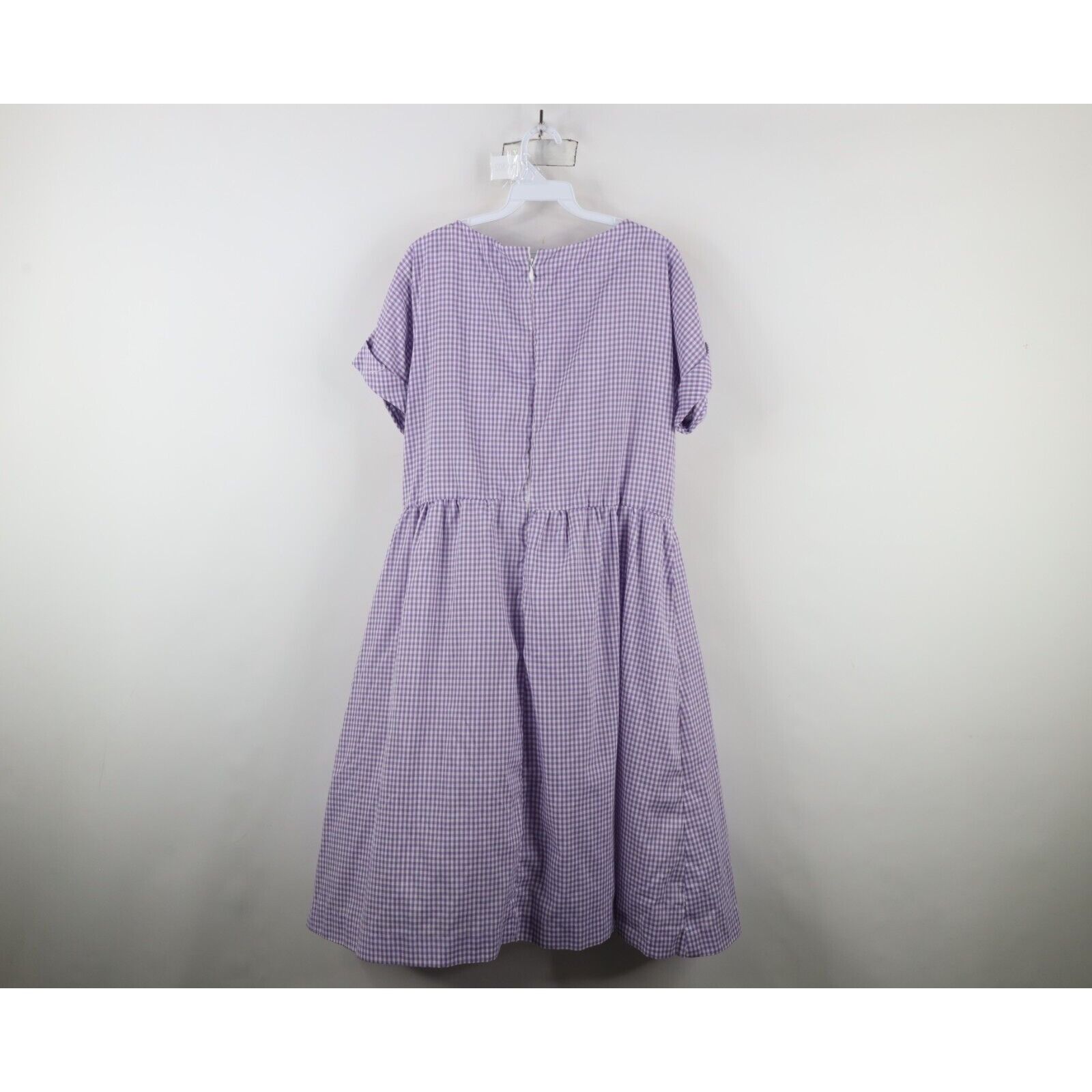 Vintage Vintage 70s Country Primitive Farmhouse Gingham Plaid Dress Size L / US 10 / IT 46 - 11 Thumbnail