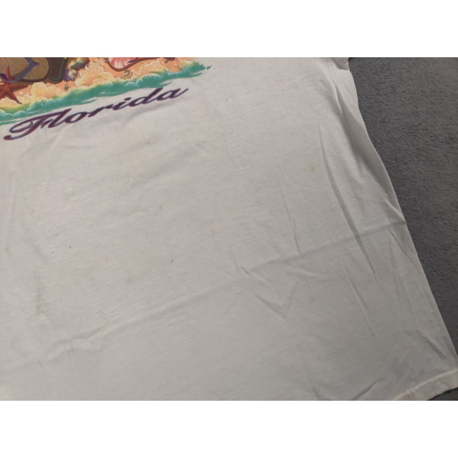 Other Florida Shirt Adult Mens XL Spell Out Beach Sand Sandalsa Size US XL / EU 56 / 4 - 15 Thumbnail