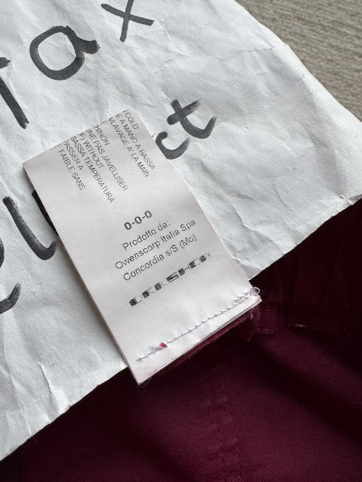 Rick Owens × Rick Owens Drkshdw * SAMPLE * FW19 LARRY DRKSHDW FUXIA PINK DEGRADE CREATCH Size US 30 / EU 46 - 8 Thumbnail