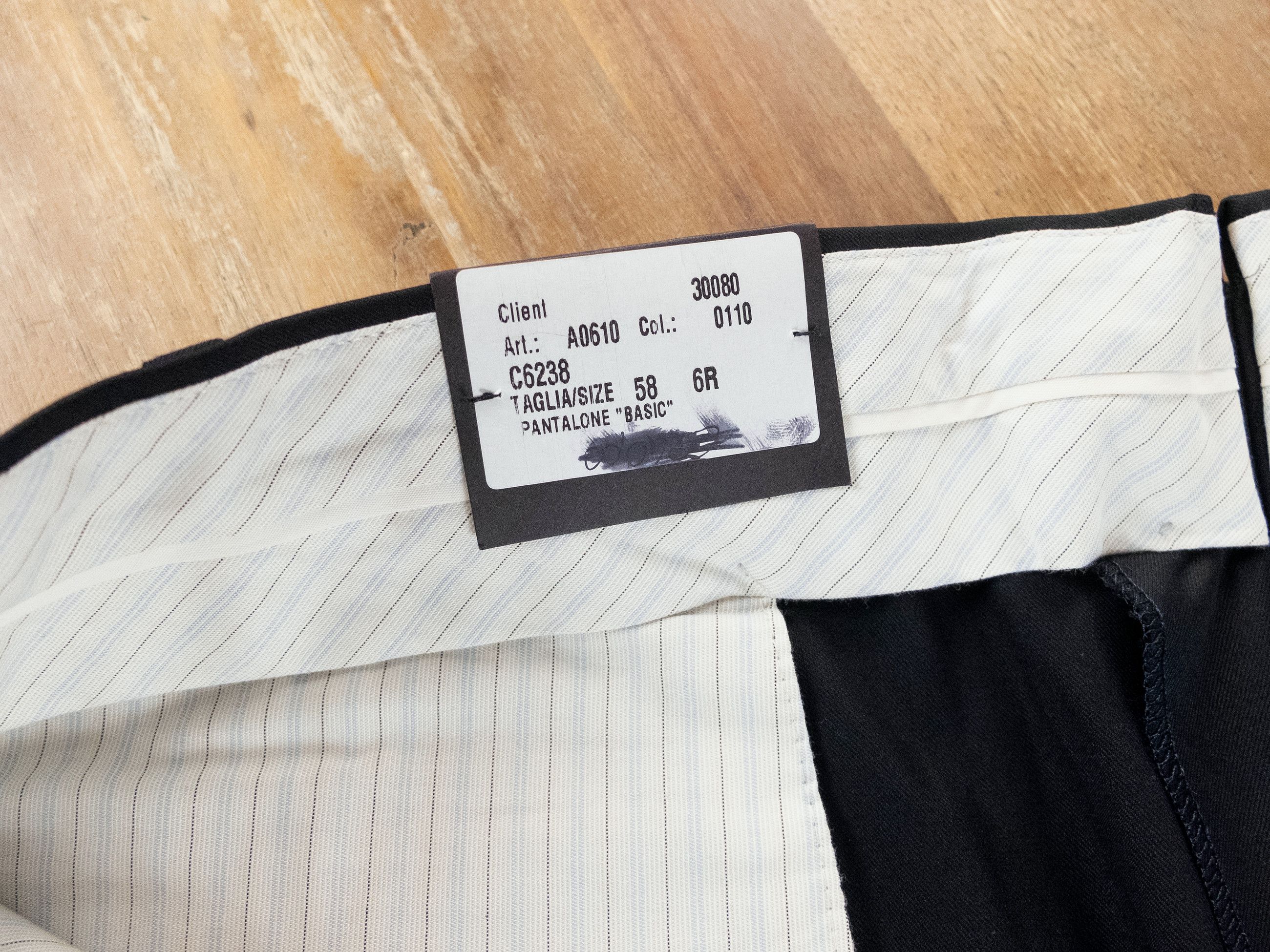 Caruso CARUSO navy blue wool dress pants trousers 42 / 58 Size US 42 / EU 58 - 4 Thumbnail