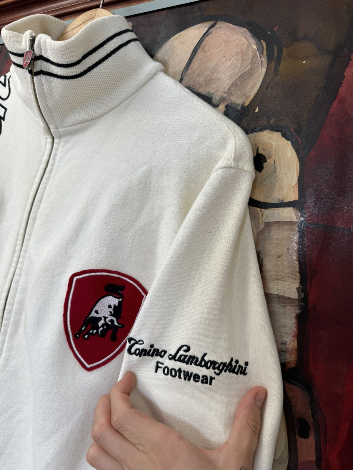 Tonino Lamborghini Tonino Lamborghini Vintage Y2k Racing Zip Sweatshirt Racing Size US S / EU 44-46 / 1 - 5 Thumbnail