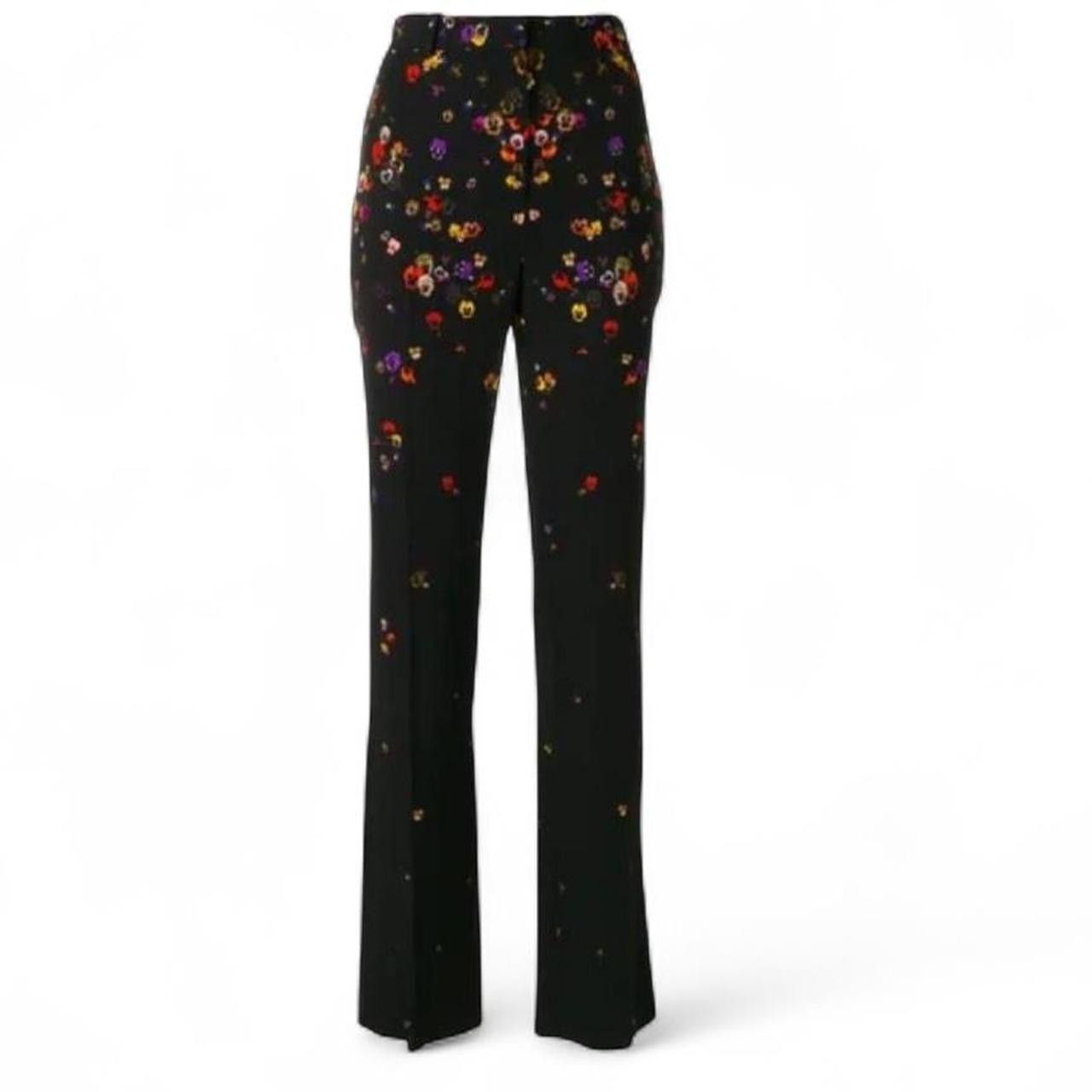 Givenchy Givenchy NWT floral tailored trousers w/flare leg IT40 Size 27" / US 4 / IT 40 - 6 Thumbnail