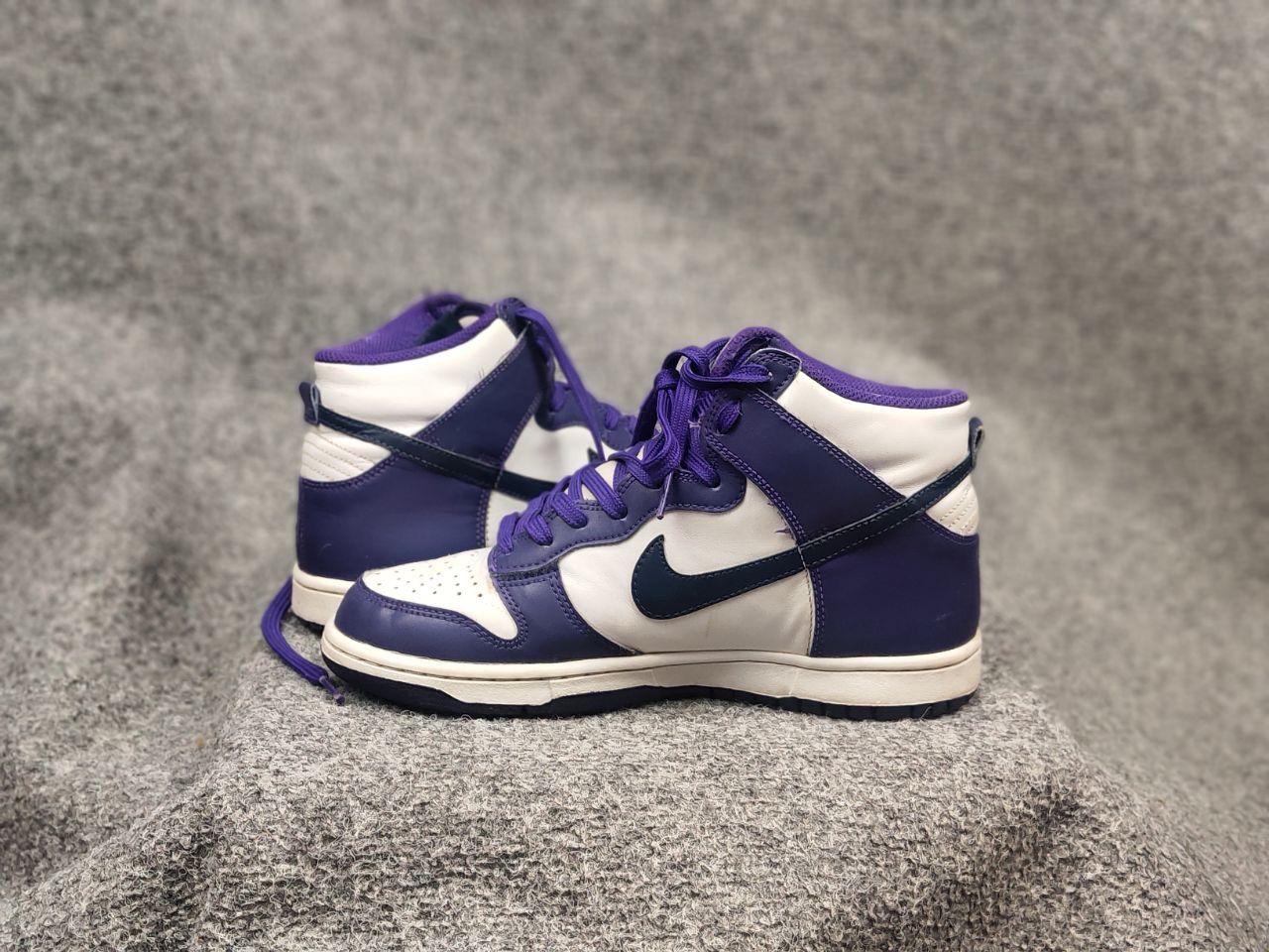 Nike Nike Dunk High Electro Purple Leather Shoes Sneaker Vintage Size US 8 / IT 38 - 15 Thumbnail