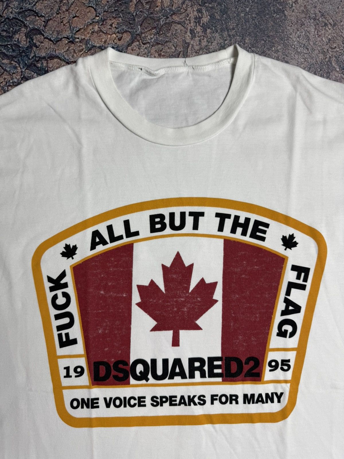 Dsquared2 Dsquared2 T-short Tee Big Logo Size L White Drill Size US L / EU 52-54 / 3 - 7 Thumbnail