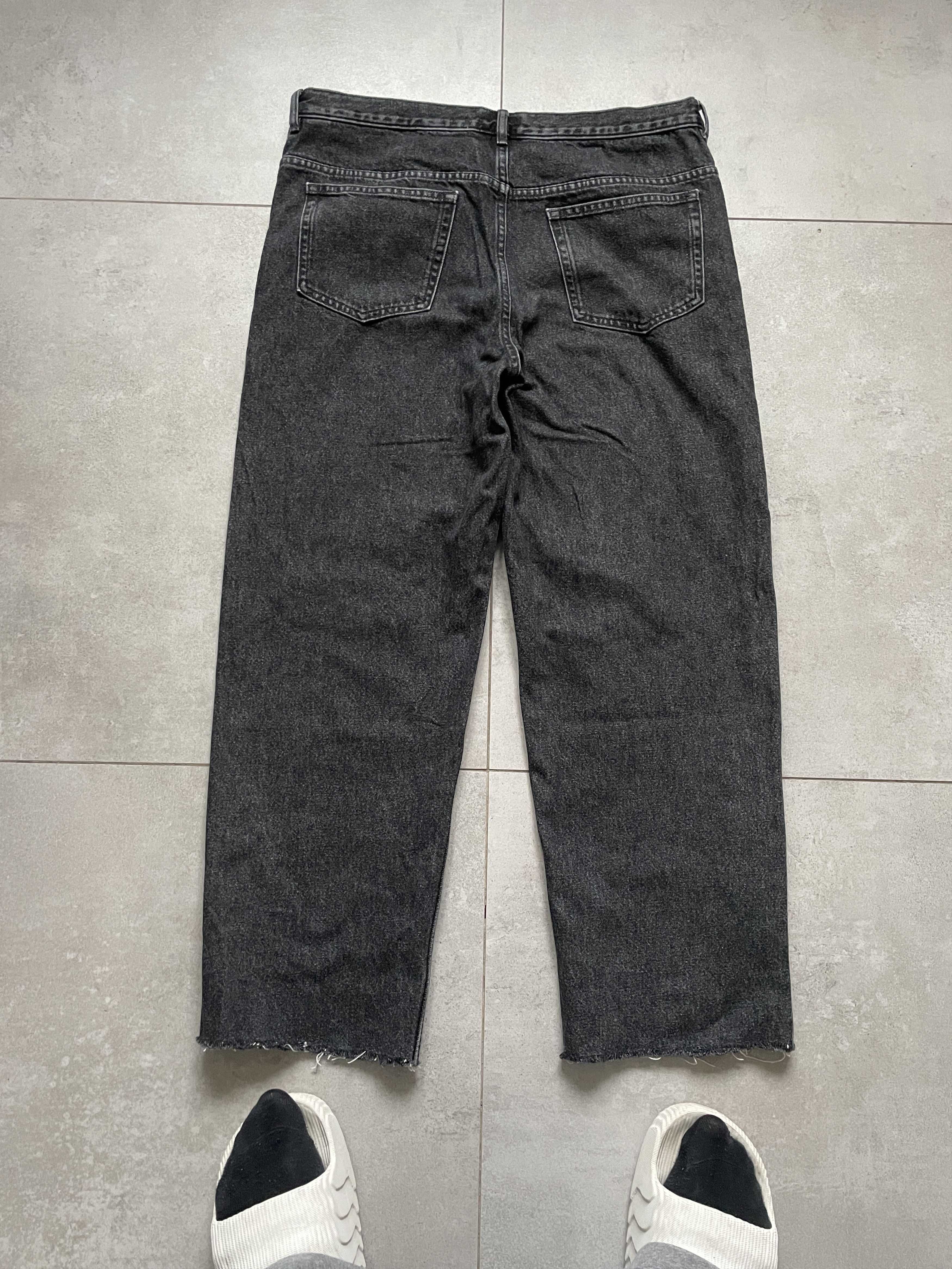 A.P.C. × Japanese Brand A.P.C APC JEAN FAIRFAX BLACK GREY STRAIGHT DENIM JEANS Size US 32 / EU 48 - 1 Thumbnail