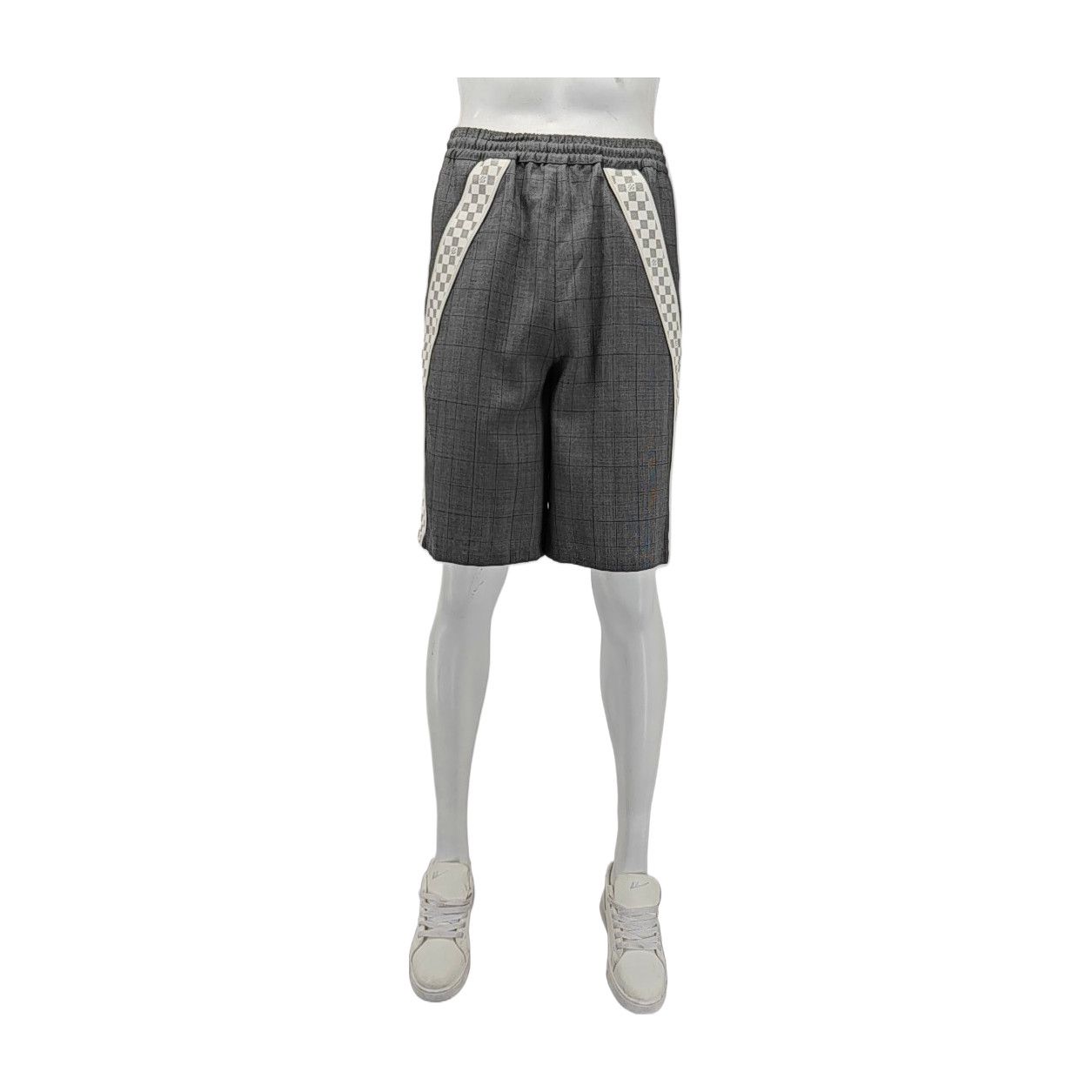 Louis Vuitton Louis Vuitton Damier Trim Wool Shorts Size S Size US 30 / EU 46 - 1 Thumbnail