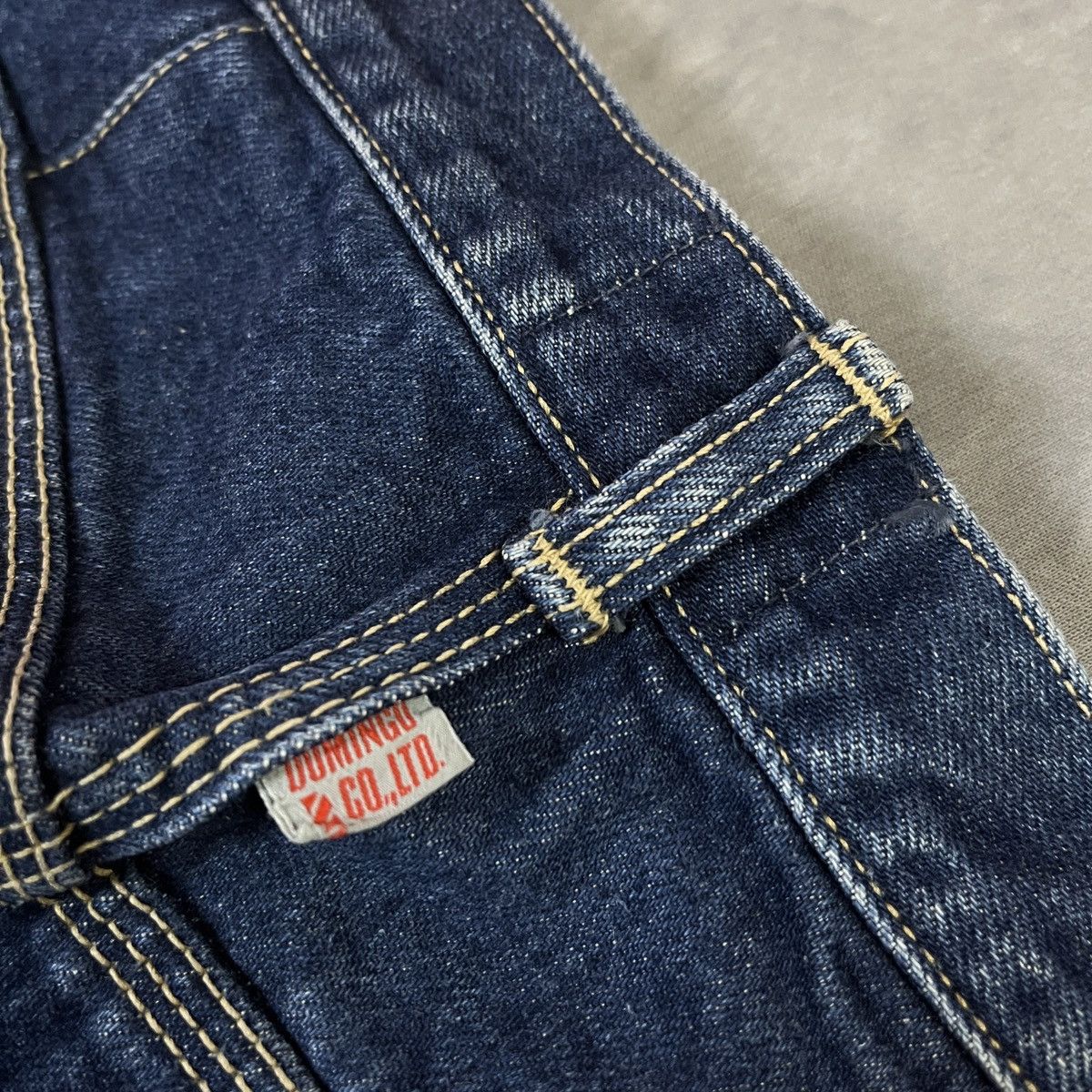 Japanese Brand 2000s D.M.G Japan High Waist Straight Jeans Clean / Baggy Size US 26 / EU 42 - 8 Thumbnail