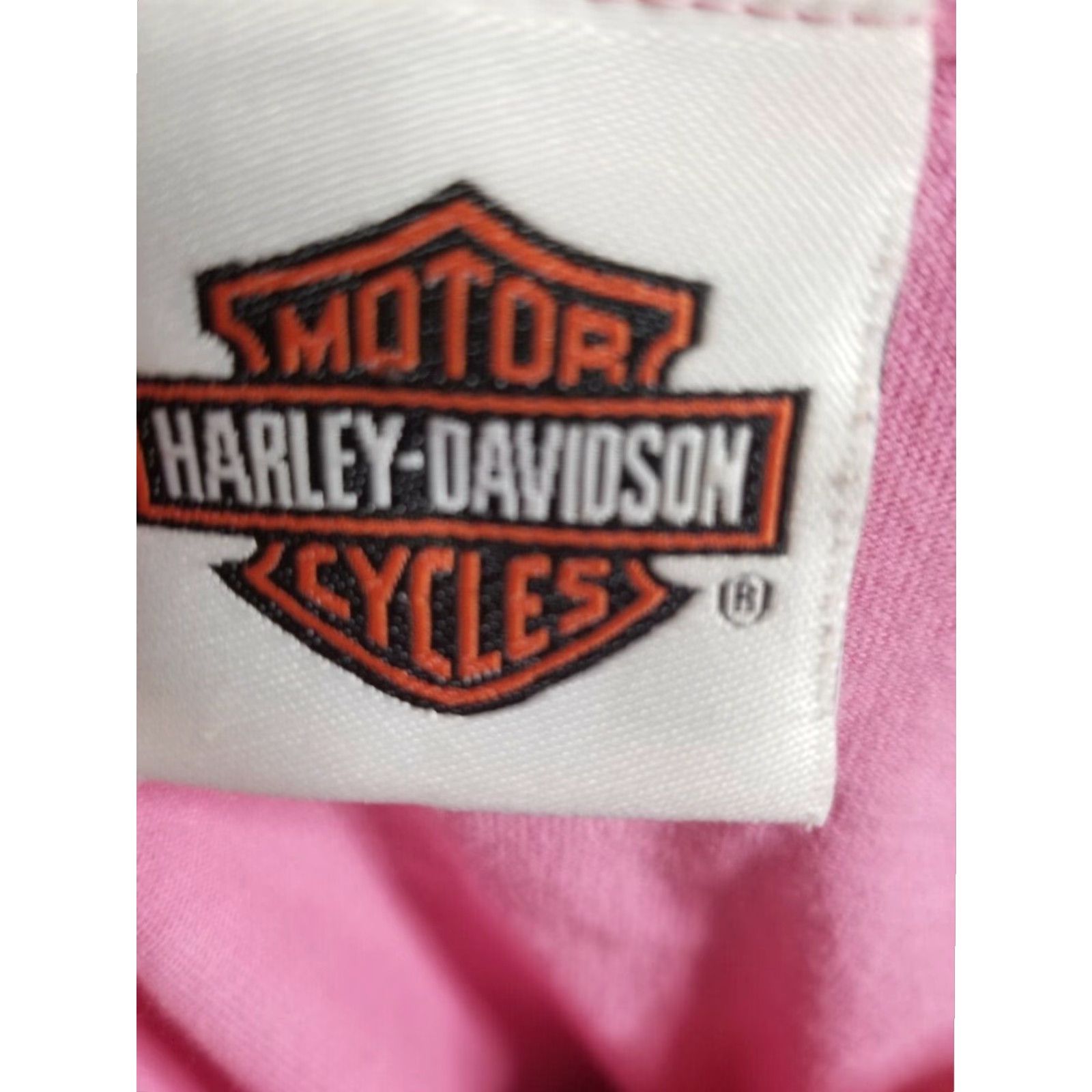 Harley Davidson Harley-Davidson Eagle Logo Pink Short Sleeve T-Shirt Womens S Casual Biker Size S / US 4 / IT 40 - 5 Thumbnail