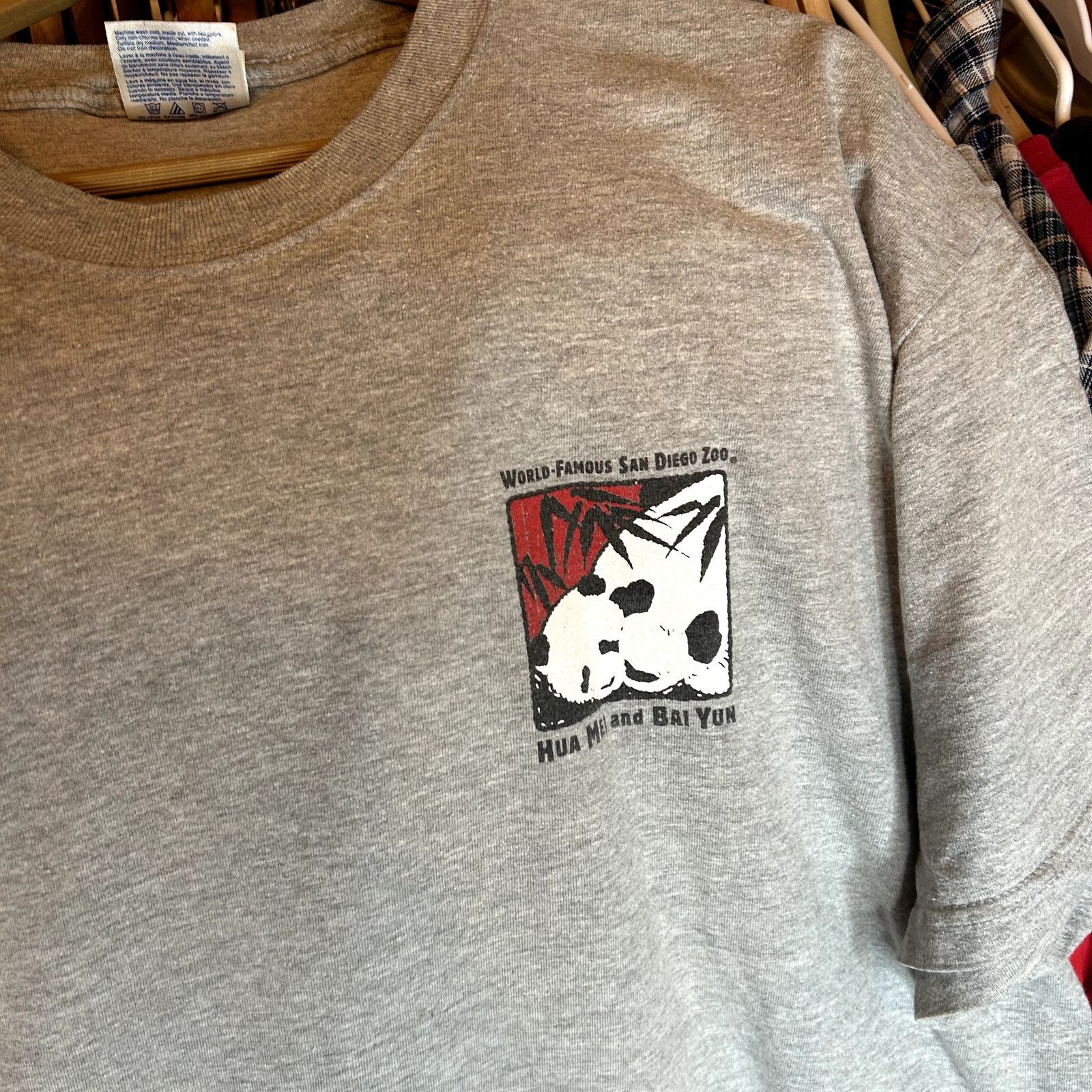 Hanes Y2K San Diego Zoo Pandas T-Shirt XL Size US XL / EU 56 / 4 - 4 Thumbnail