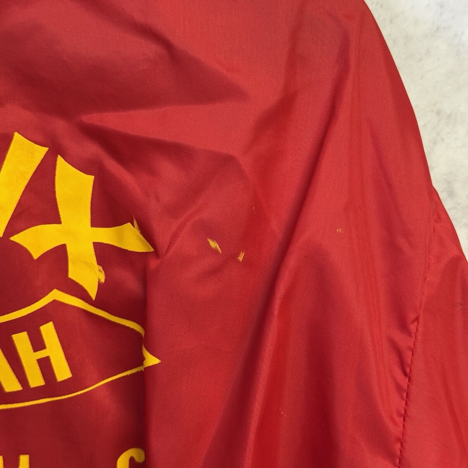 Vintage Vintage El Zaribah Shriners Jacket Mens XL Red Windbreaker S Size US XL / EU 56 / 4 - 6 Thumbnail