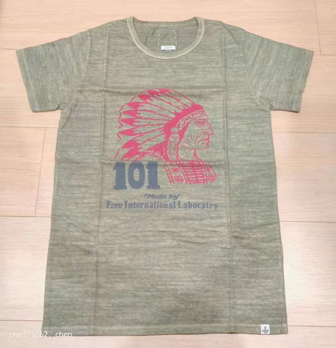 Visvim visvim 14aw streak dye 101 tee s/s Indian Chief lt green 2 Size US M / EU 48-50 / 2 - 1 Thumbnail