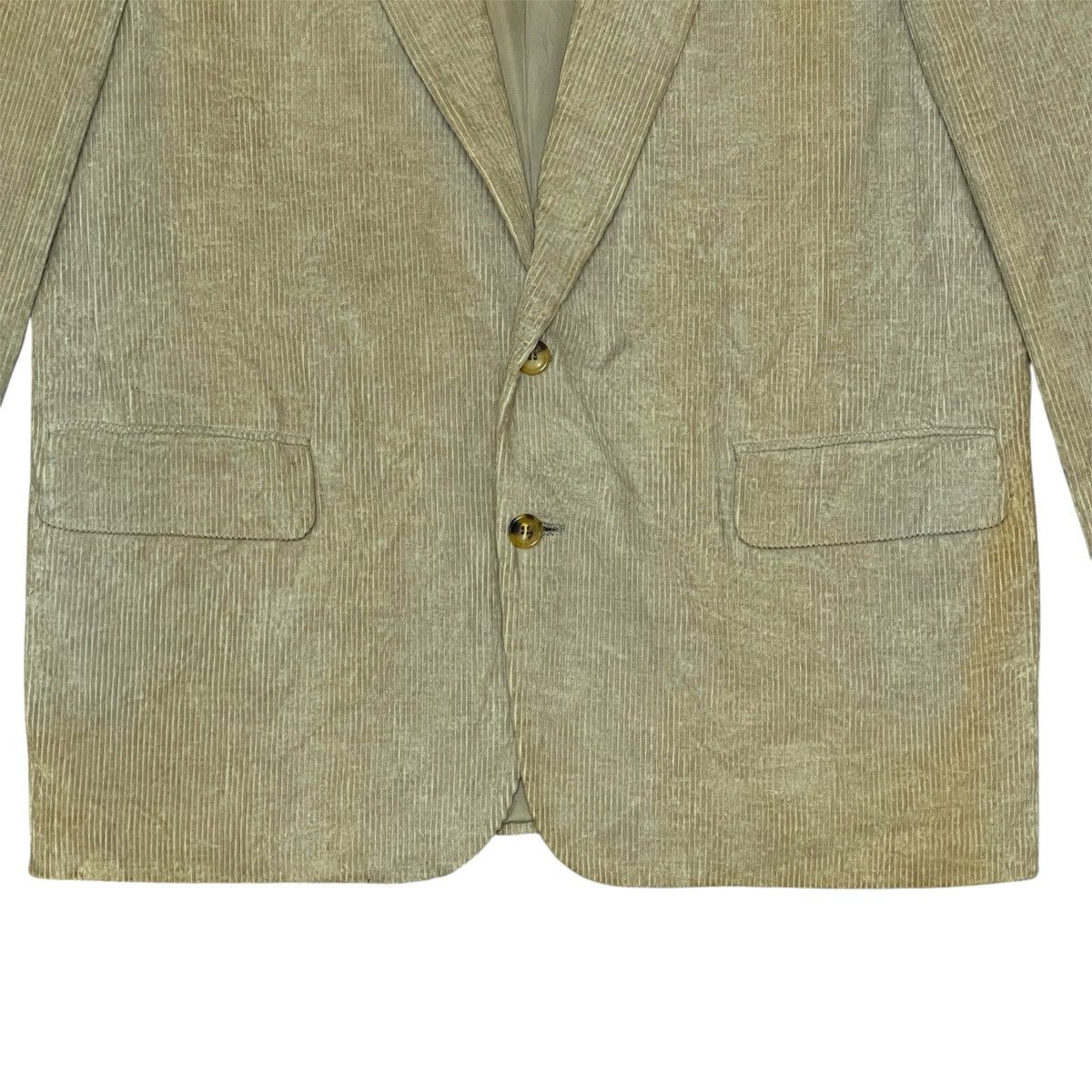 Comme des Garcons Vintage Comme Des Garcons Homme 1993 Corduroy Buttons Jacket Size US M / EU 48-50 / 2 - 7 Thumbnail