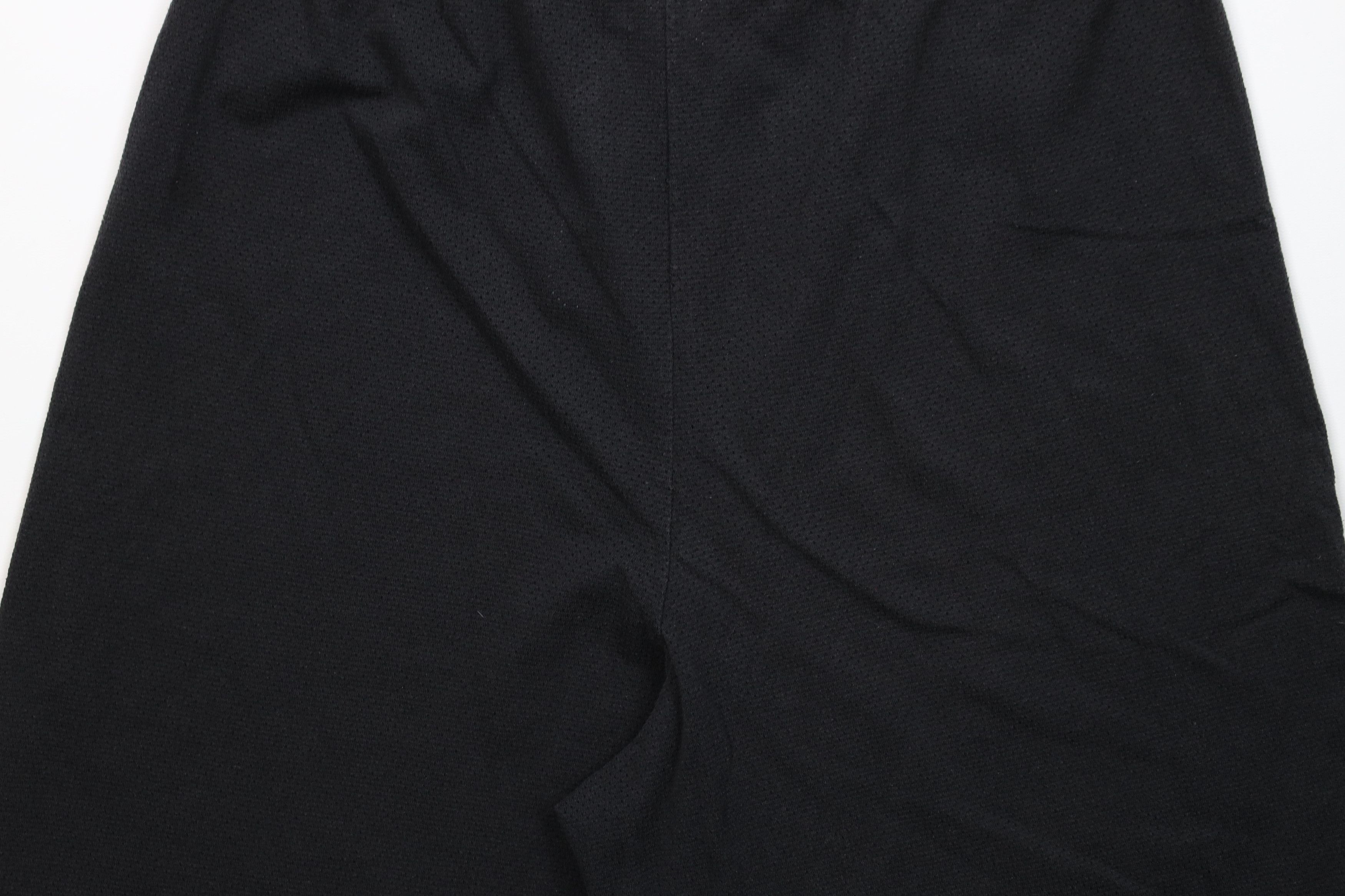 Vintage Vintage 90s Streetwear Blank Above Knee Mesh Shorts Black Size US 36 / EU 52 - 9 Thumbnail