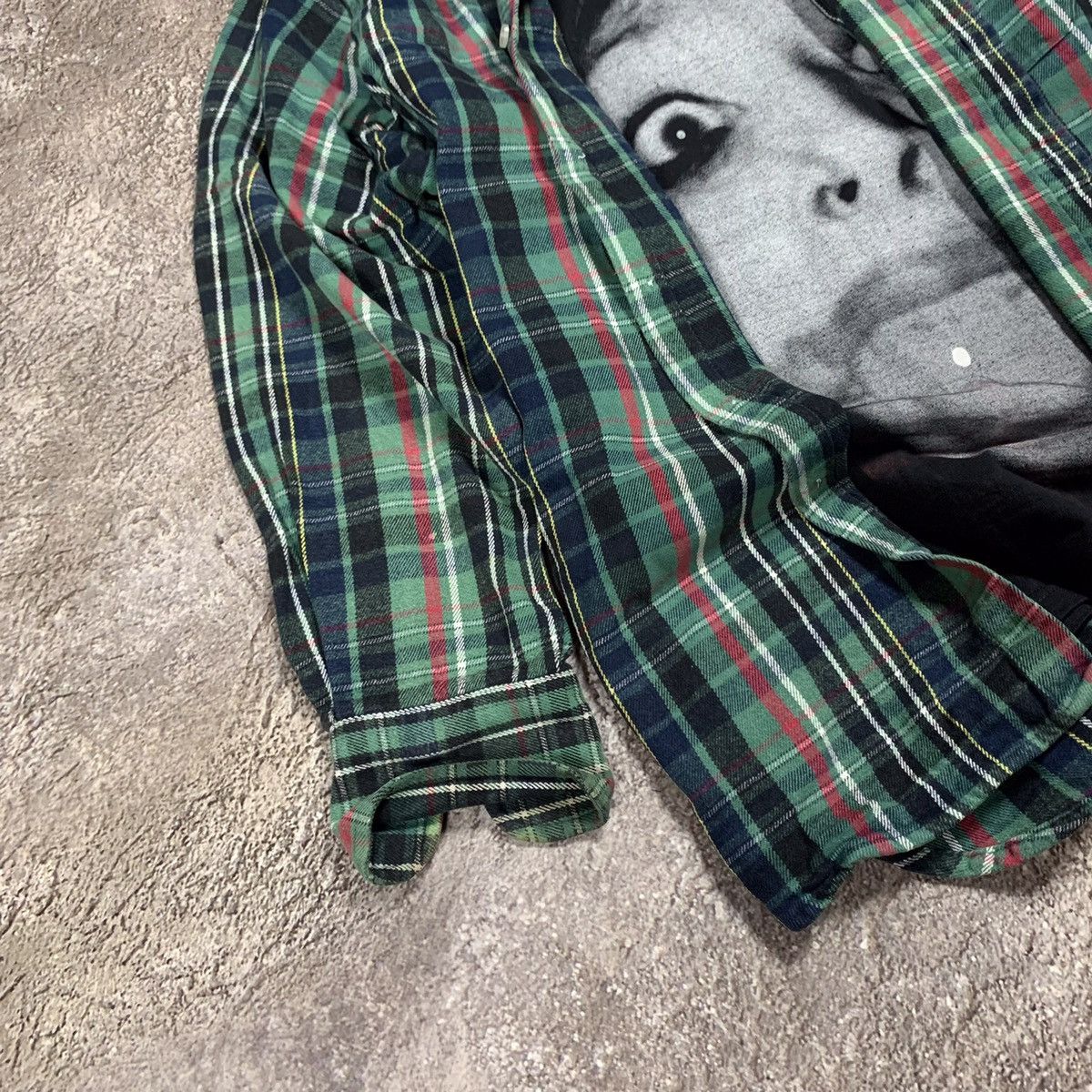 Vintage Vintage 90s Grunge Plaid Shirt Graphic Print Y2K Baggy XL Size US XL / EU 56 / 4 - 2 Thumbnail