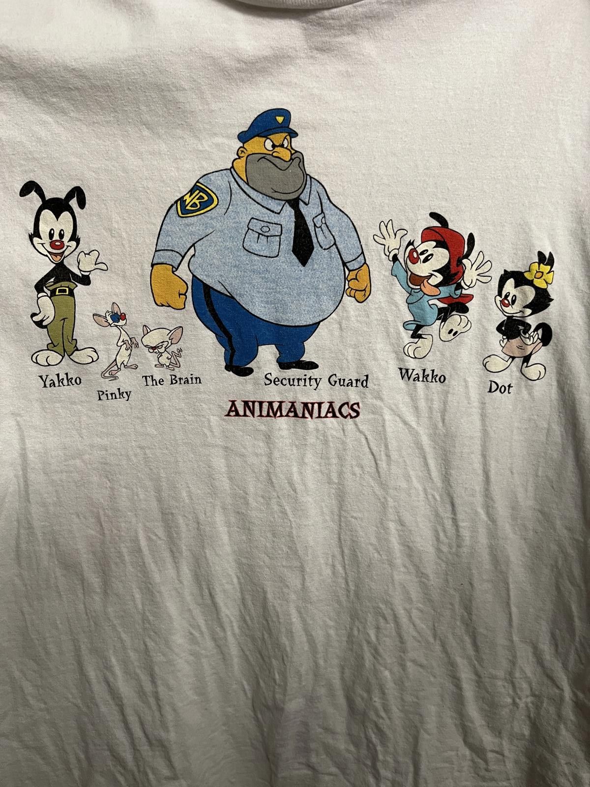Designer VTG Animaniacs TV Show T-shirt 1993 Promo Cast Tee - L Size US L / EU 52-54 / 3 - 4 Thumbnail