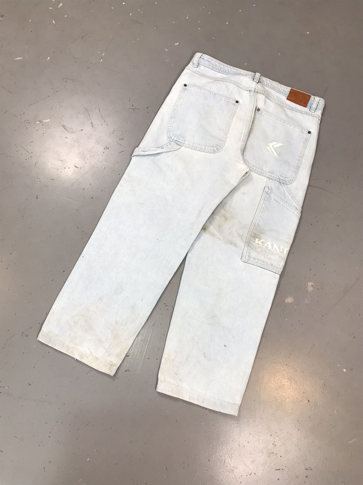 Karl Kani × Vintage Vintage Karl Kani carpenter dusty denim Size US 35 - 10 Thumbnail