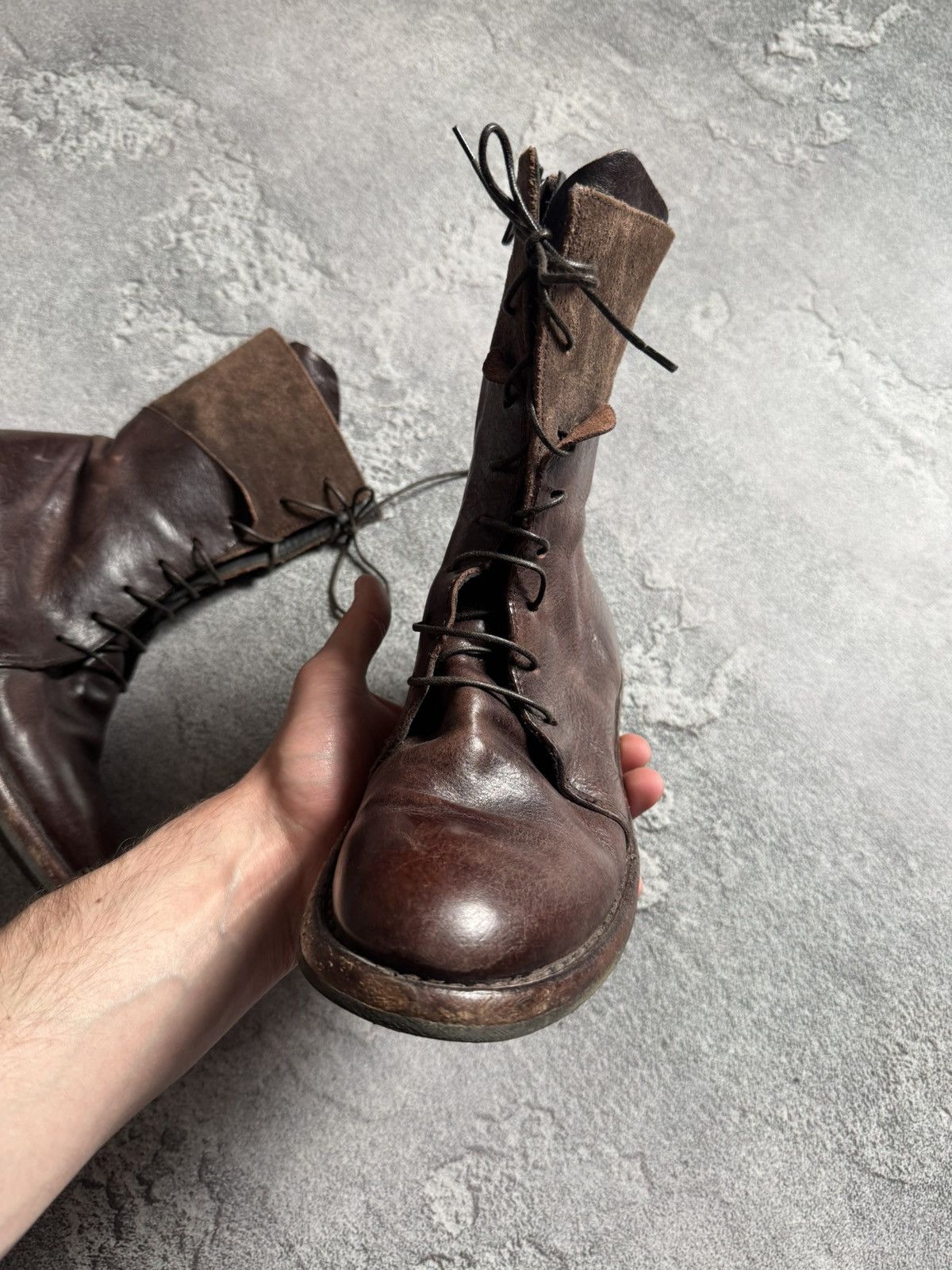 MoMA MOMA 37 brown leather Avantgarde shoes boots casual designer Size US 7 / IT 37 - 10 Thumbnail