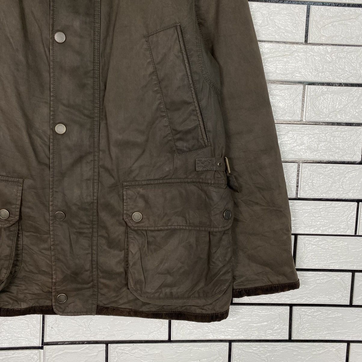 Japanese Brand Vintage Hunting Wax Jacket Blanket Henry Cotton Issey Miyake Size US S / EU 44-46 / 1 - 6 Thumbnail
