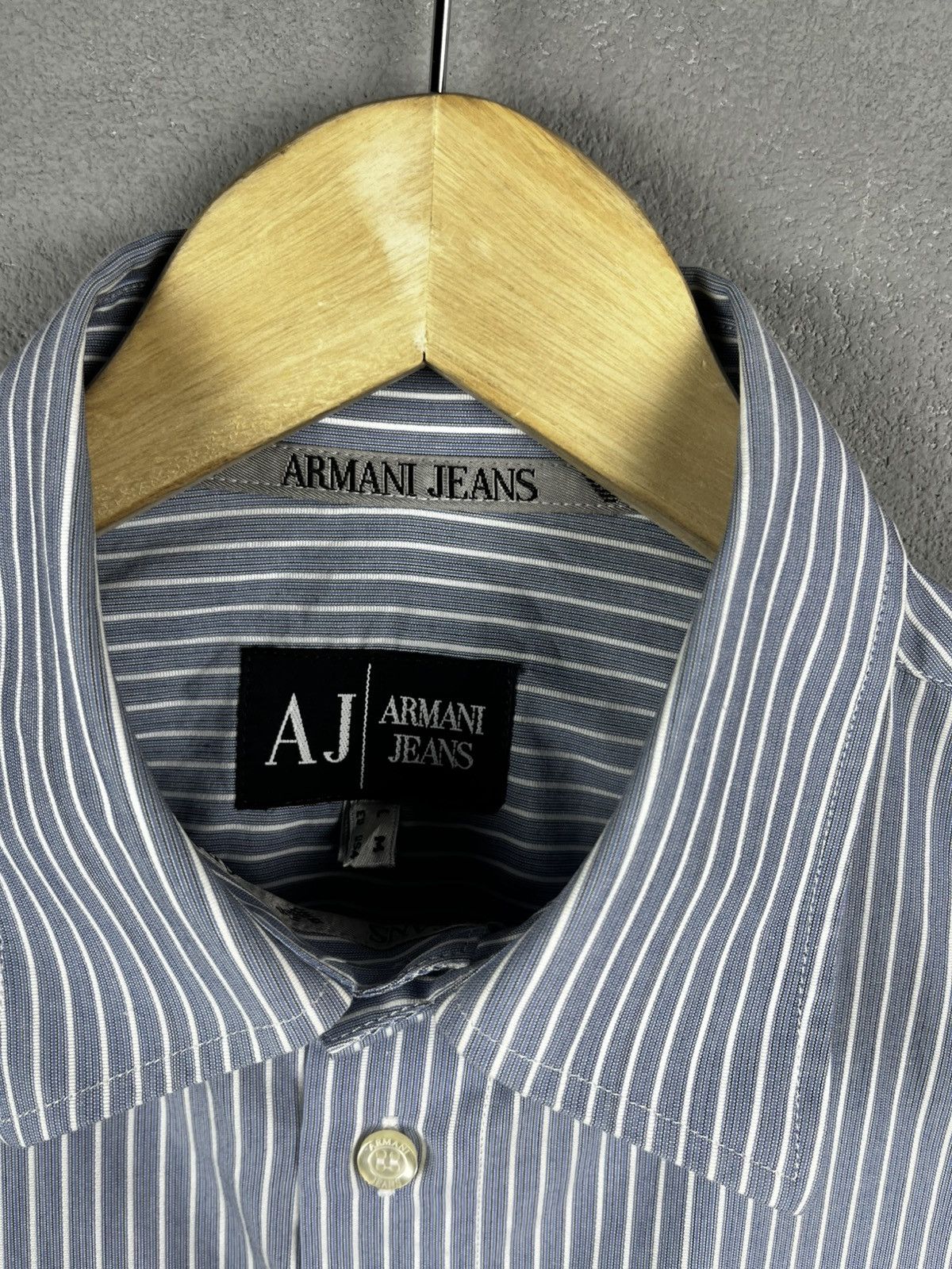 Armani Armani jeans button shirt vintage Size US M / EU 48-50 / 2 - 2 Thumbnail