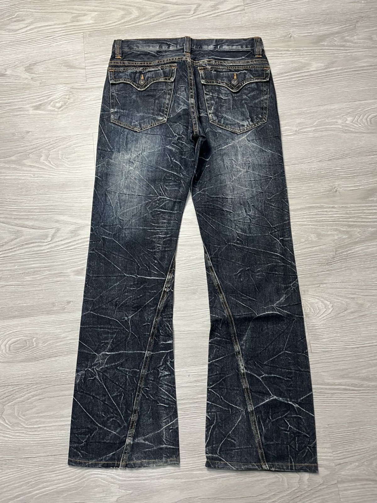 Hysteric Glamour Y2k Nylaus ifsixwasnine Faded Bootcut Denim Pants Size US 32 / EU 48 - 2 Thumbnail