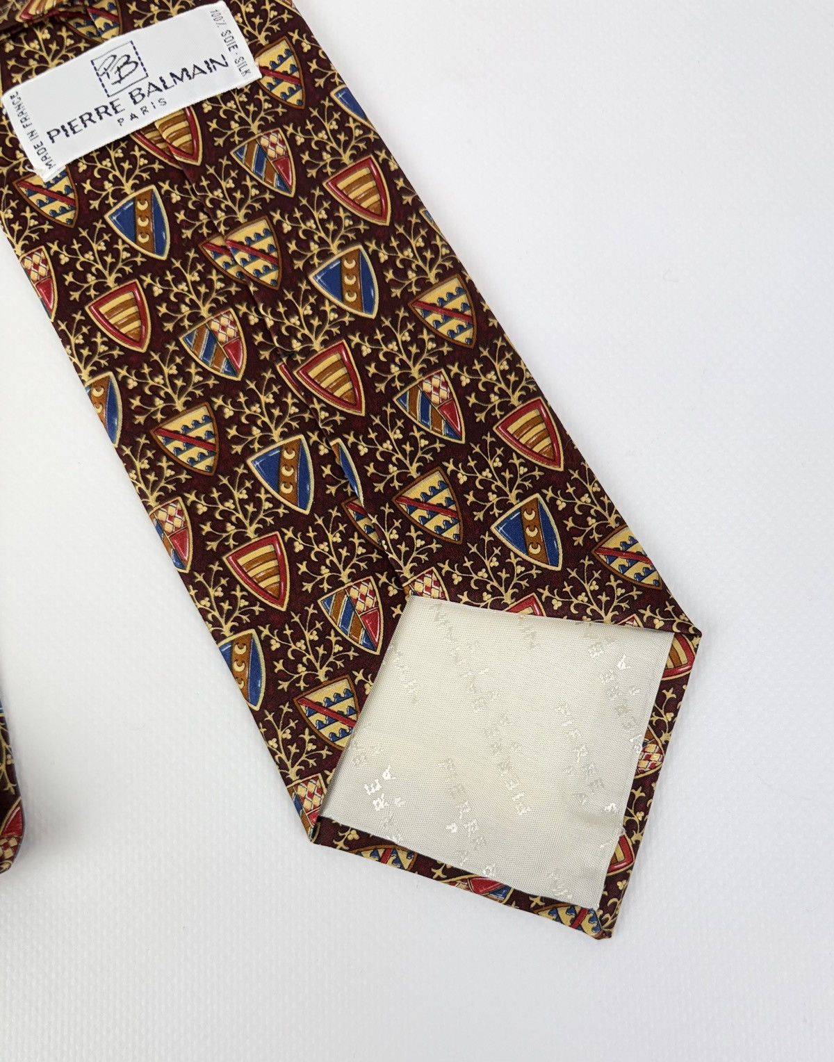 Pierre Balmain Pierre Balmain Paris 100% silk Tie Necktie for Top Luxury Size ONE SIZE - 9 Thumbnail