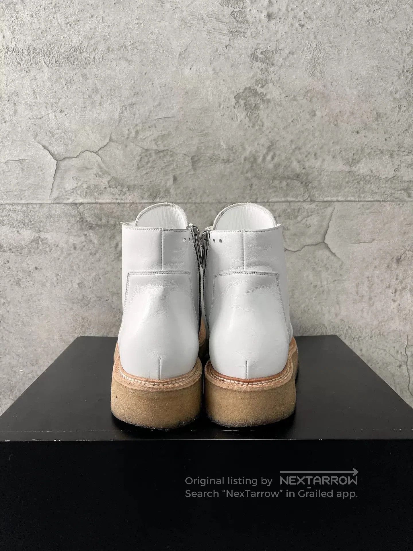 Rick Owens Rick Owens Milk White Martin Boots 42. Size US 9 / EU 42 - 7 Thumbnail
