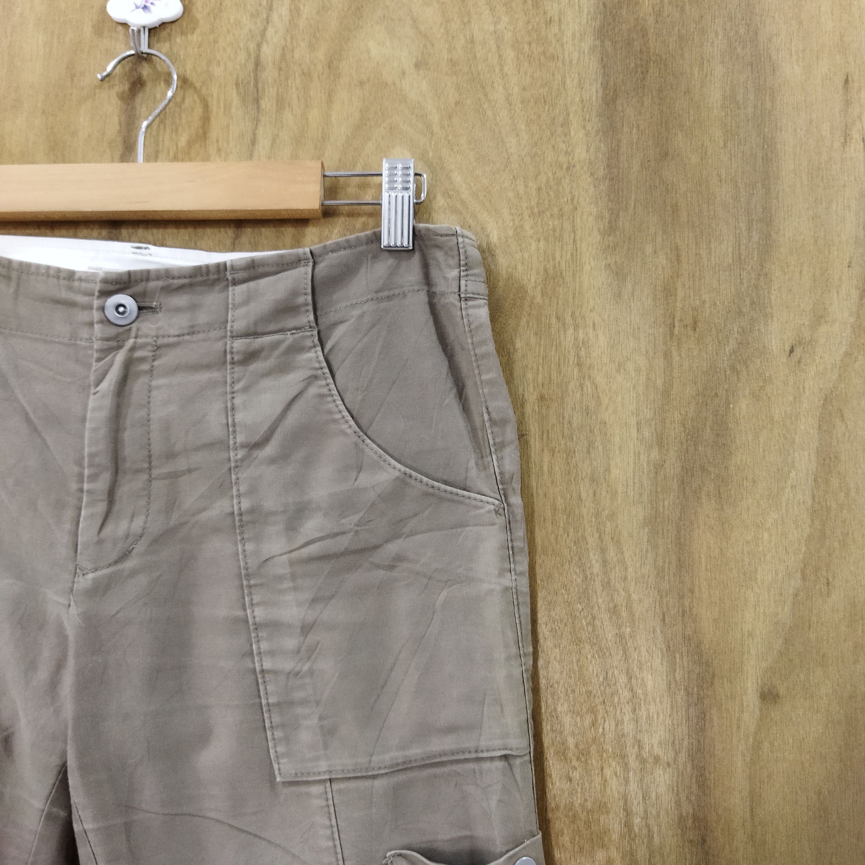 Japanese Brand HUMAN WOMAN BROWN CARGO PANTS Size US 30 / EU 46 - 5 Thumbnail