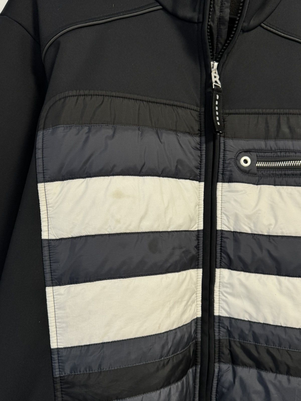 Bogner Bogner Zip Jacket Quilted Front Stripe Trim Lightweight Size US L / EU 52-54 / 3 - 9 Thumbnail