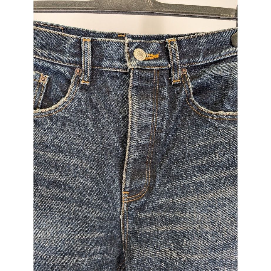 Balenciaga o1rshd1 Q:2 / Relaxed Jeans Denim Indigo in Deep Blue Size US 31 - 6 Thumbnail