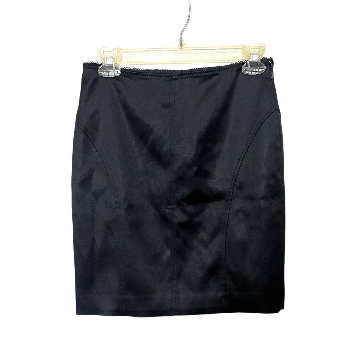 Aritzia NWT Wilfred Aritzia Desertland Black Satin Mini Skirt Size 2 Size 26" / US 2 / IT 38 - 4 Thumbnail