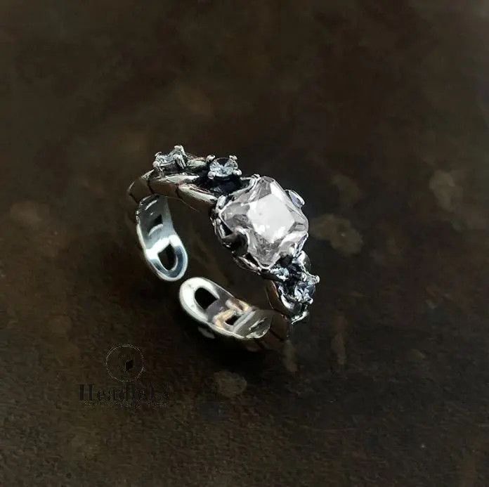 Jewelry Vintage Punk Zircons Rings Size ONE SIZE - 1 Thumbnail