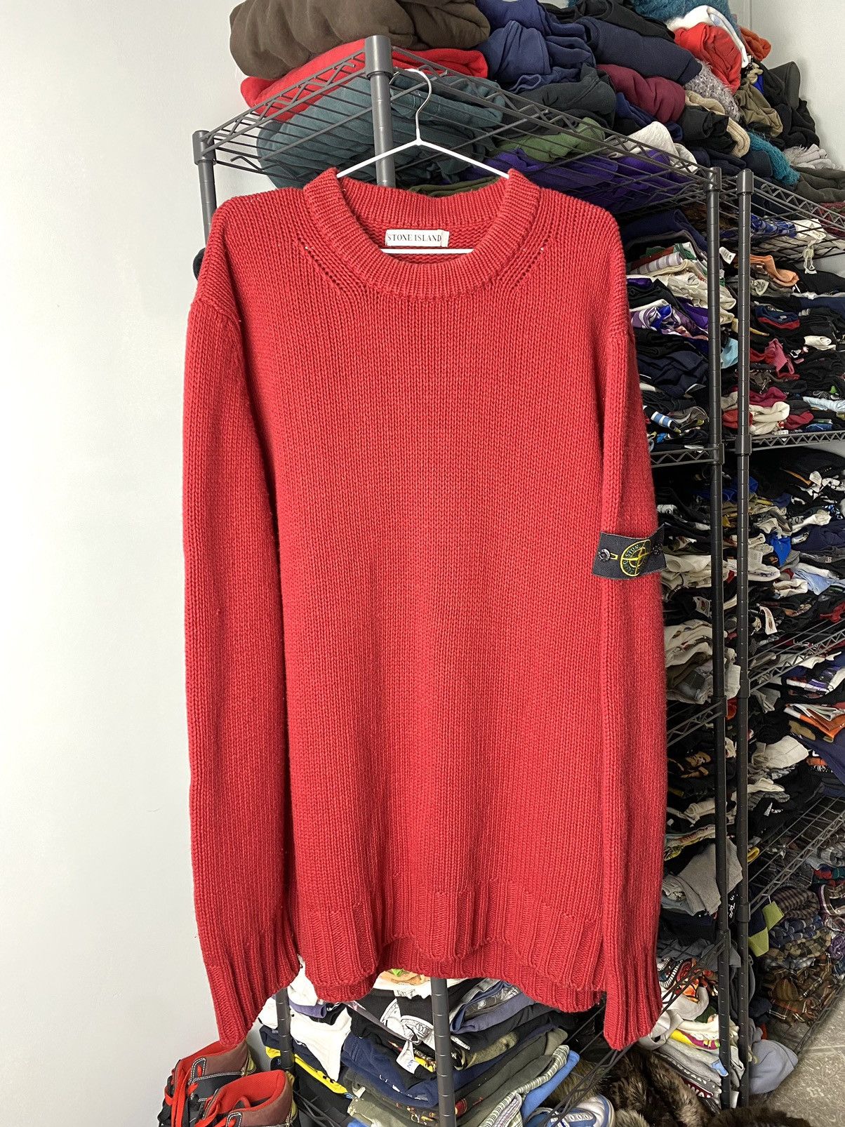 Vintage stone outlet island jumper