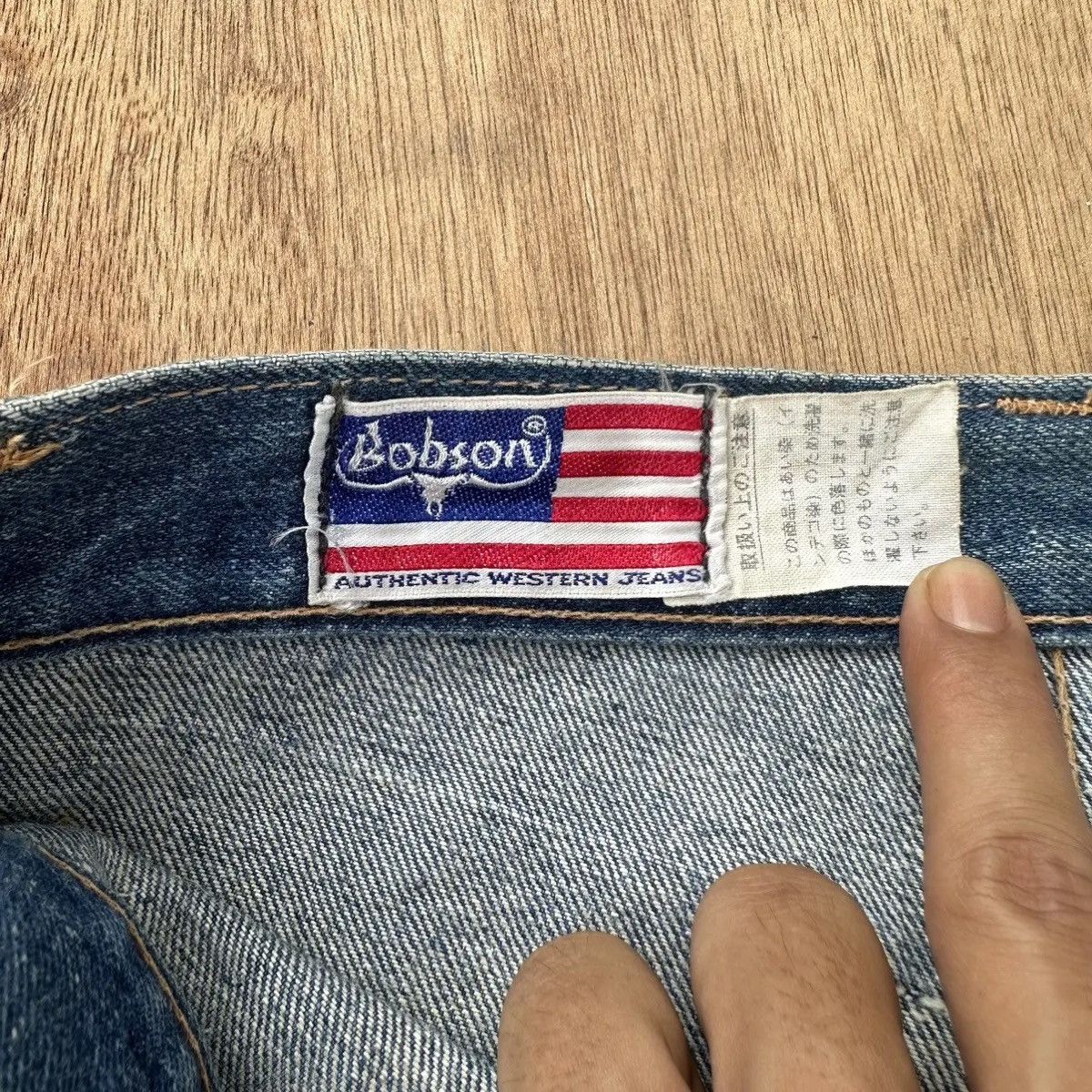 Hysteric Glamour FLARE/BOOTCUT‼️VTG BOBSON JEANS PATCHWORK VERY RARE WIDE LEG Size US 26 / EU 42 - 8 Thumbnail