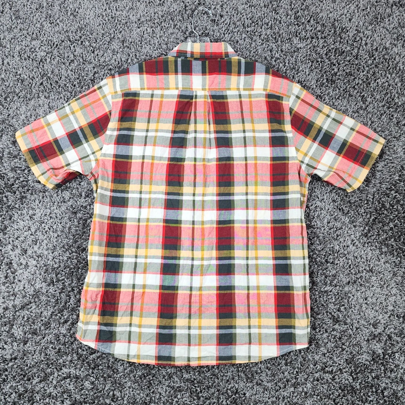 Vintage Woolrich Shirt Men L Short Sleeve Button-Up Plaid Red Green Woolrich Plaid Shirt 90s? (Adjusting: but no new details) Size US 33 - 6 Thumbnail