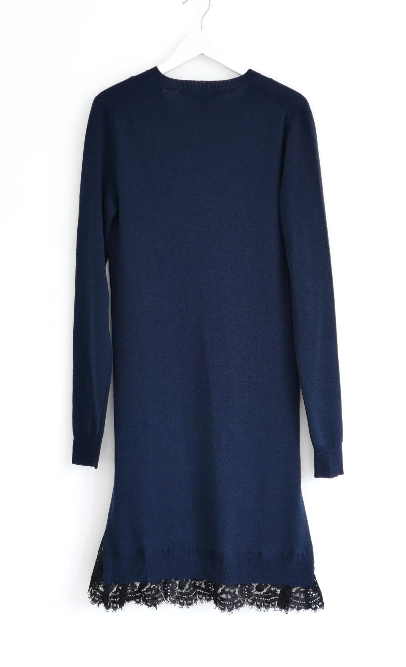 Louis Vuitton Louis Vuitton Resort 2018 Lace Hem Sweater Knit Dress Size XS / US 0-2 / IT 36-38 - 2 Thumbnail