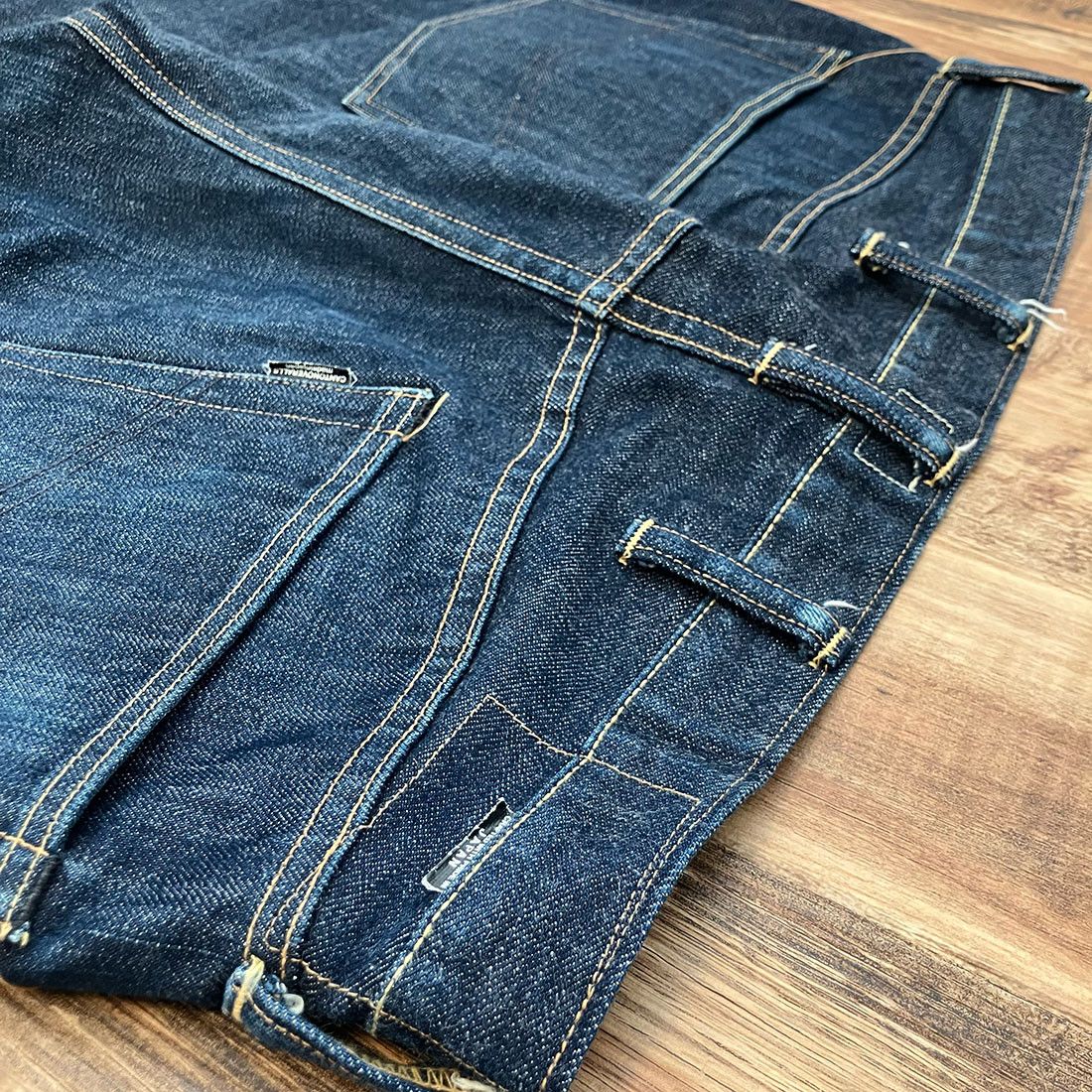 Japanese Brand CANTON OVERALLS 1963-106 W34 x L31 1966-type Tapered Size US 34 / EU 50 - 16 Thumbnail