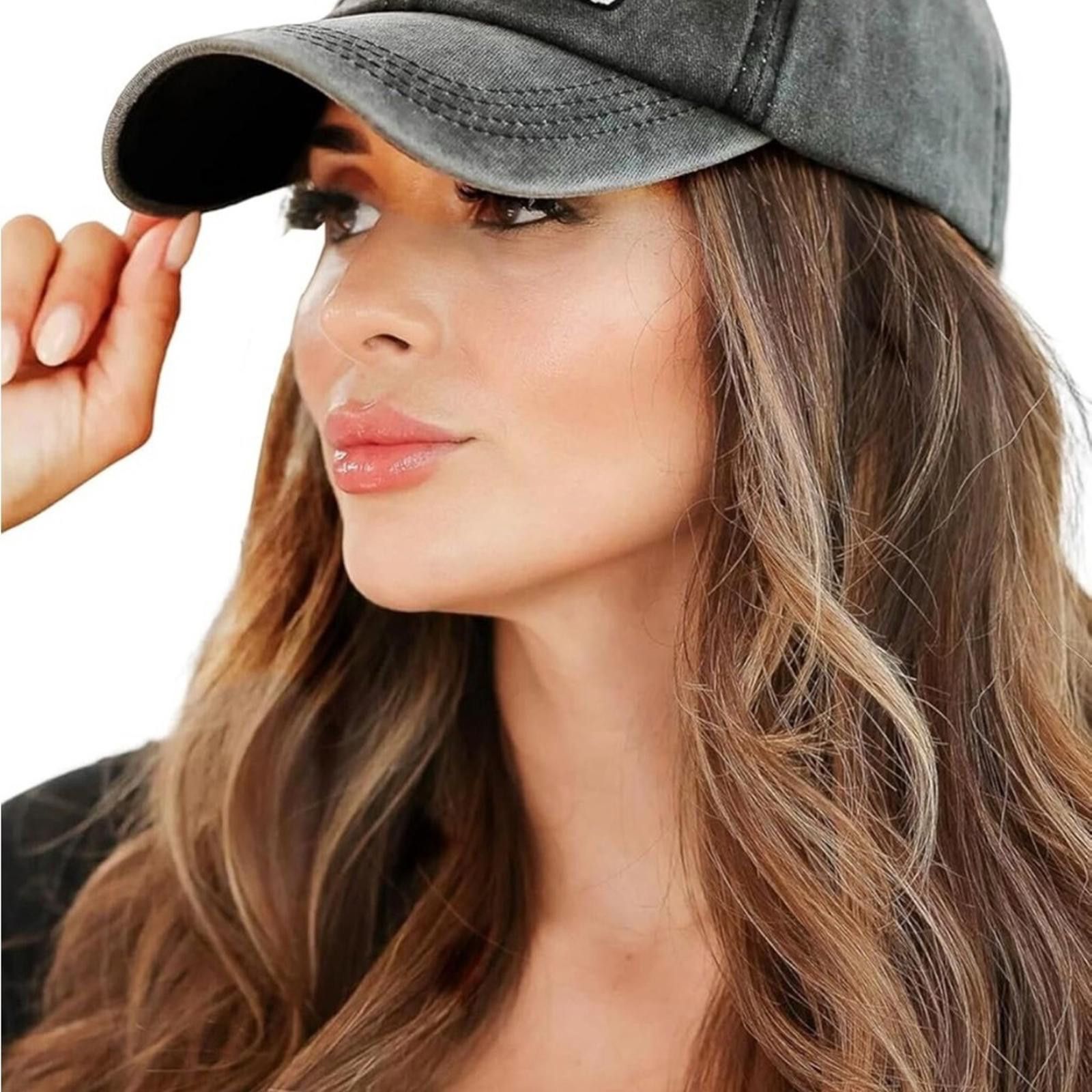 Designer Stylish Black Mama Cap for Women Size ONE SIZE - 2 Thumbnail