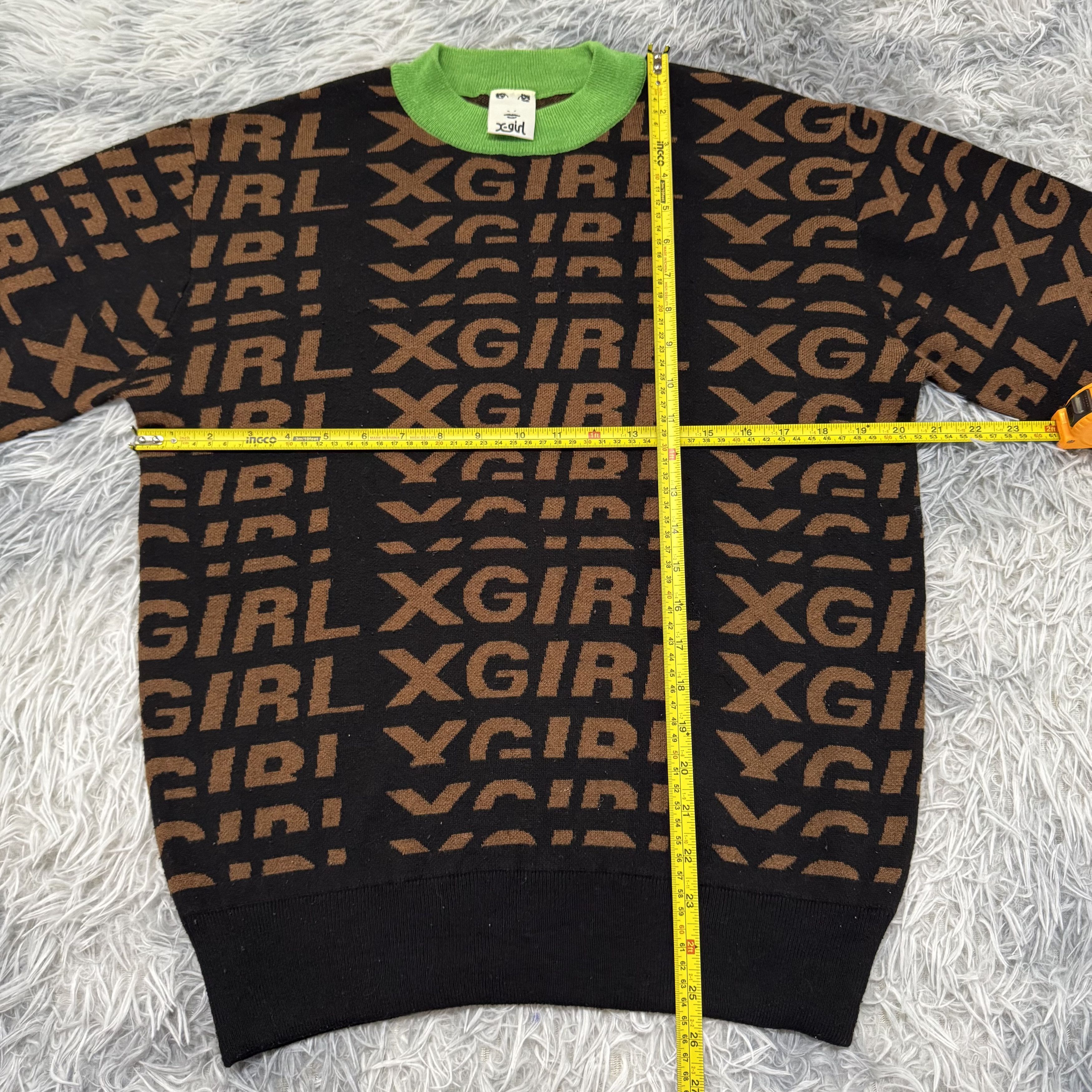 Japanese Brand Vintage Monogram XGIRL Knit Sweater Streetwear Size US S / EU 44-46 / 1 - 5 Thumbnail