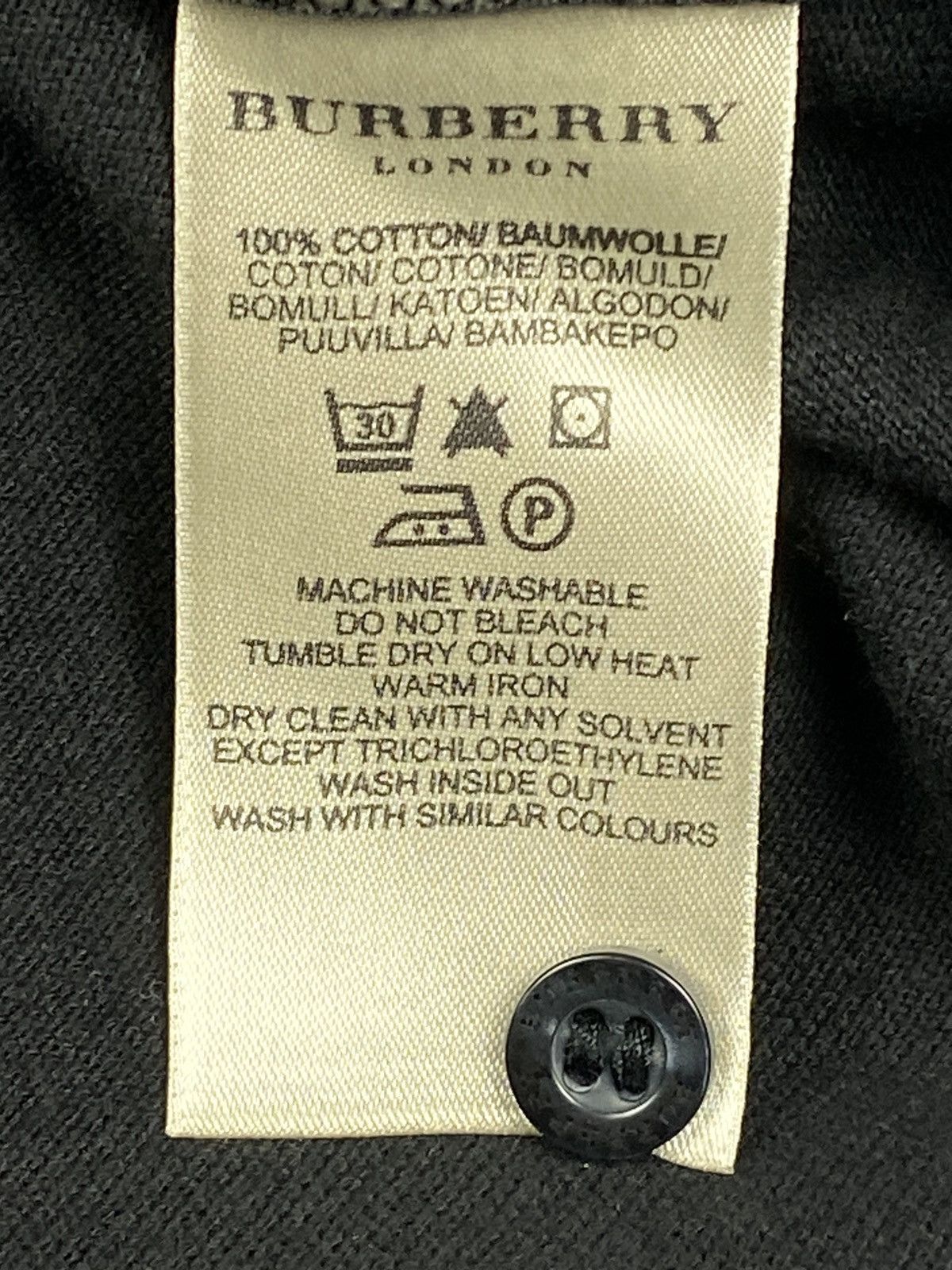 Burberry Vintage Burberry London Nova Check Polo Shirt Size L / US 10 / IT 46 - 10 Thumbnail