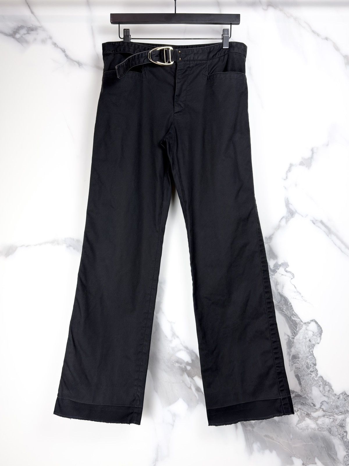 Gucci × Tom Ford Gucci Tom Ford Pinstripe Buckle Waist Pants | Grailed