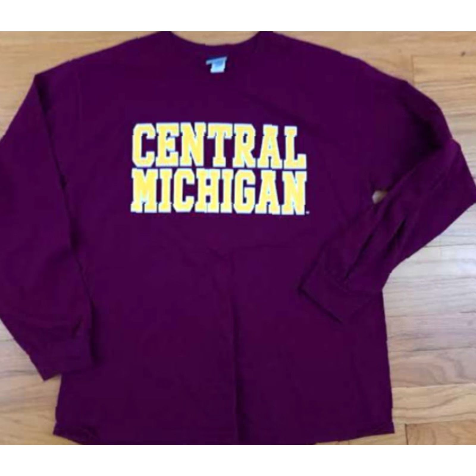 Vintage VINTAGE Central Michigan University Long Sleeve T-Shirt L Burgundy MV sports University 90s Womens Crew Neck Pullover Limited Size L / US 10 / IT 46 - 5 Thumbnail
