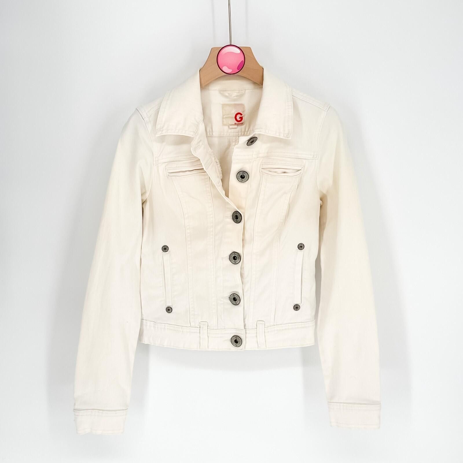Other G By Guess Cropped Denim Trucker Button Jacket Women's S Size S / US 4 / IT 40 - 1 Thumbnail