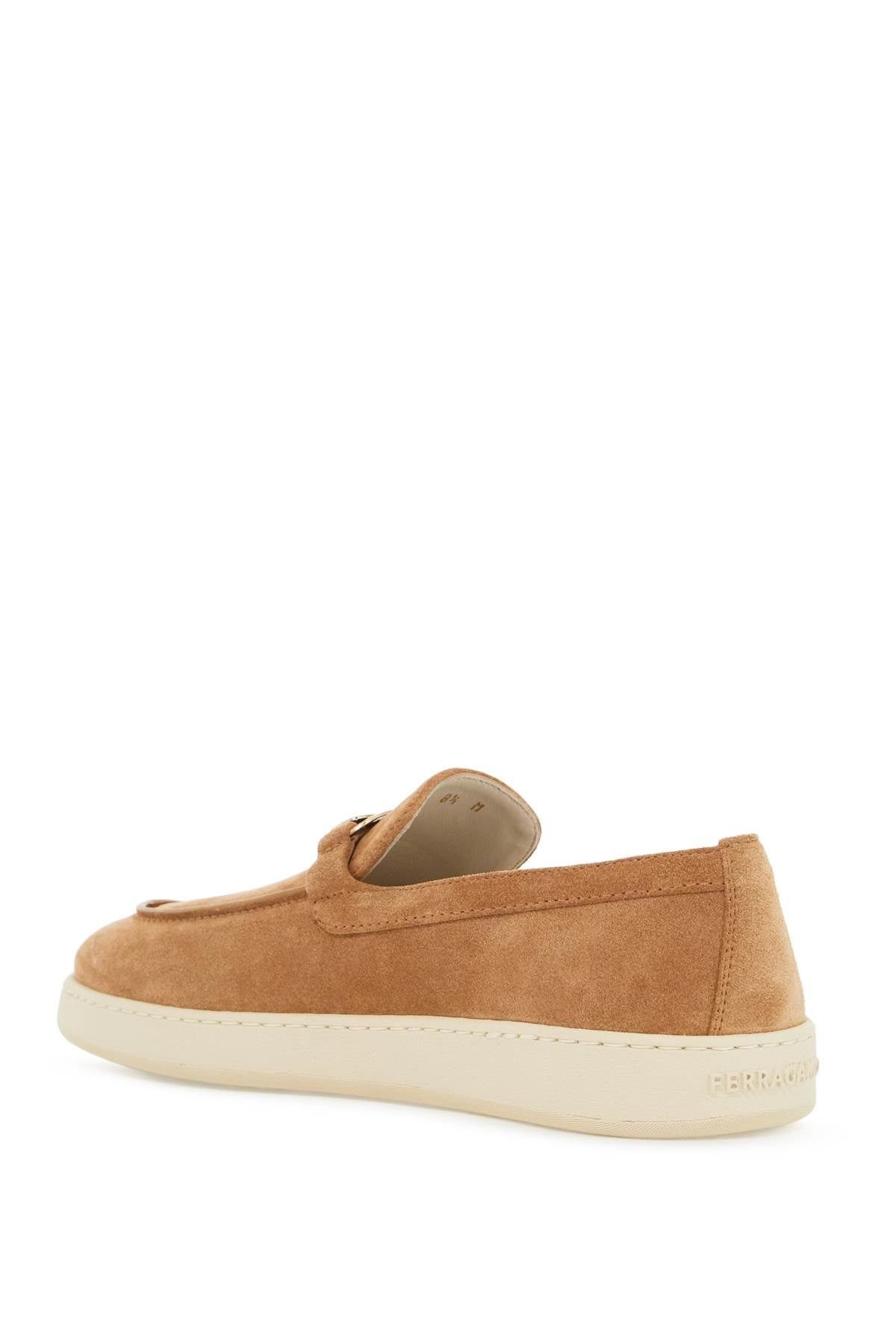 Salvatore Ferragamo o1s22i1n1025 New Vara Sports Loafers in Beige Size US 7.5 / IT 37.5 - 3 Thumbnail